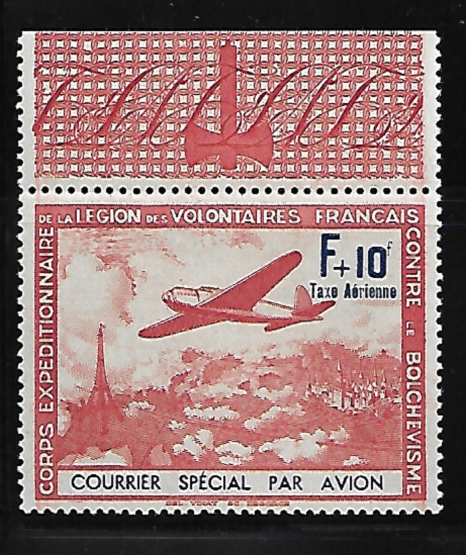 France LVF 1941 Yvert 3 Neuf** MNH (AA86) - Sellos De Guerra