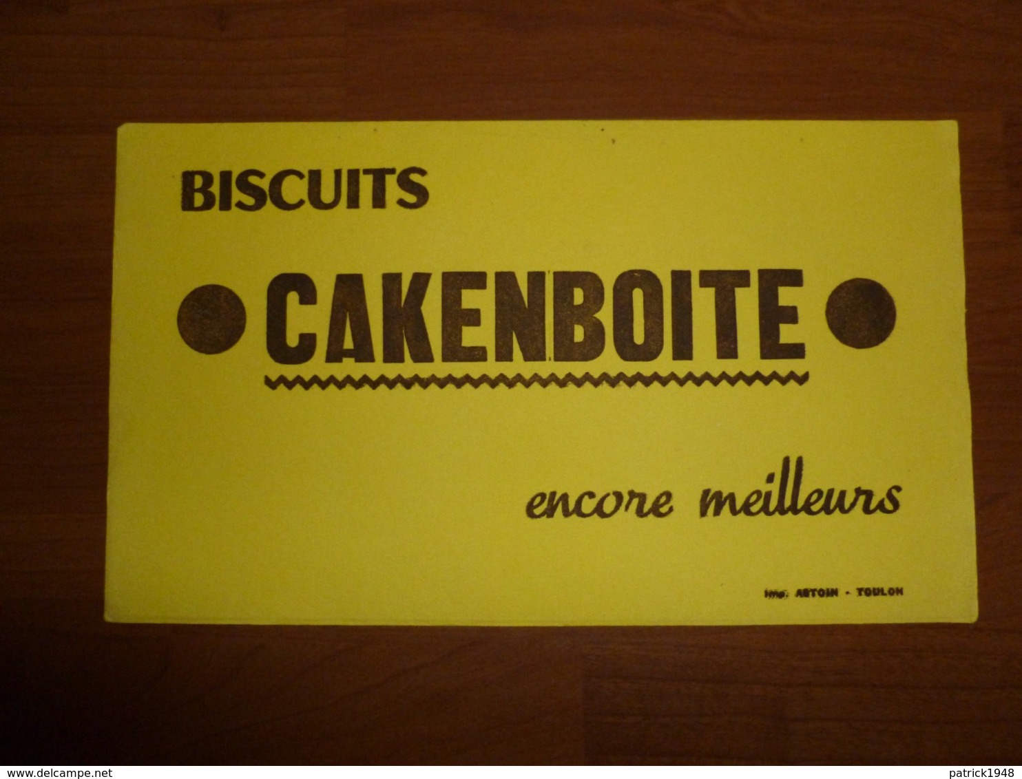 BUVARD CAKENBOITE BISCUITS - Sucreries & Gâteaux