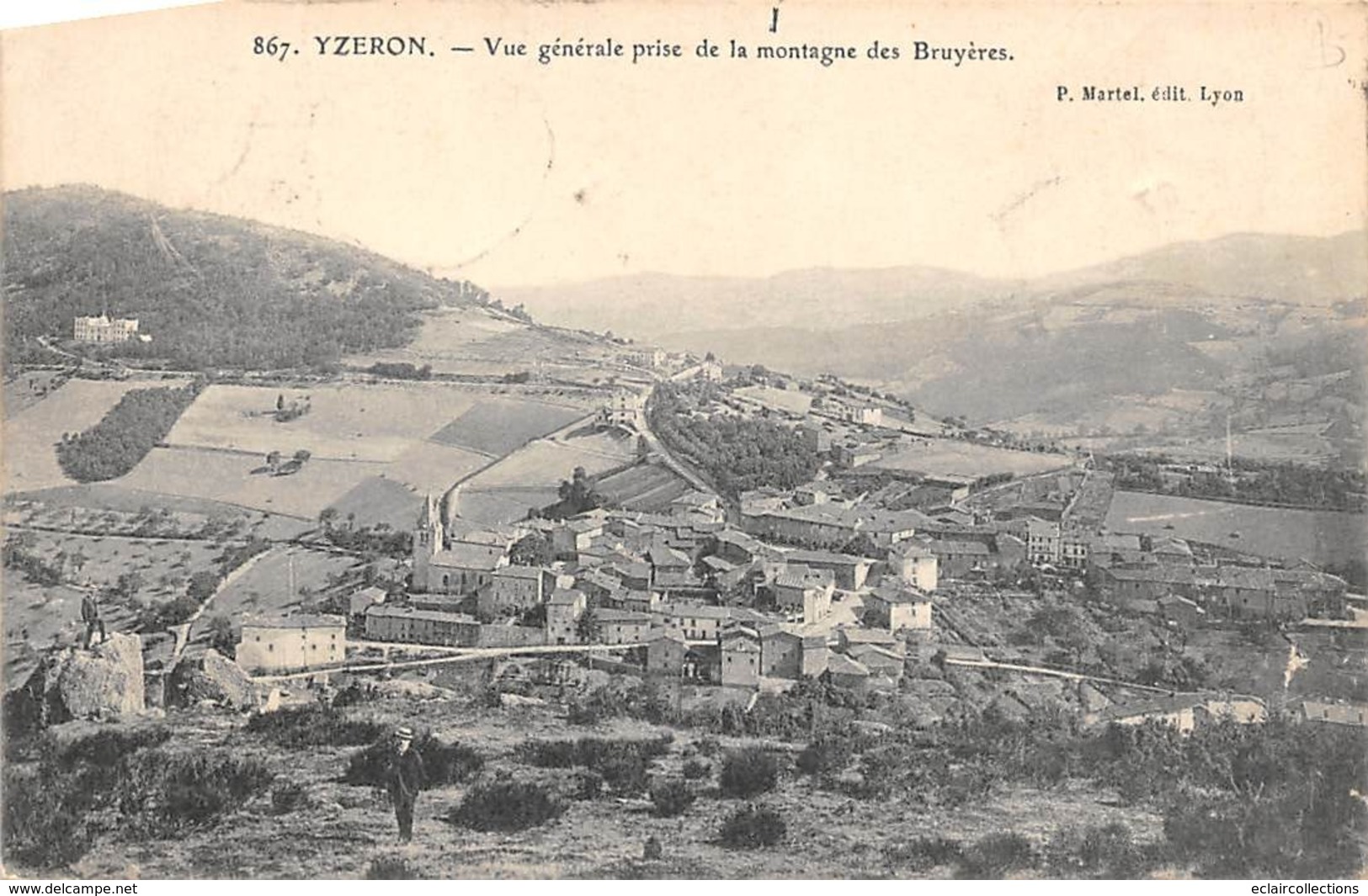 Yzeron        69      Vue Prise De La Montagne Des Bruyères        (voir Scan) - Sonstige & Ohne Zuordnung