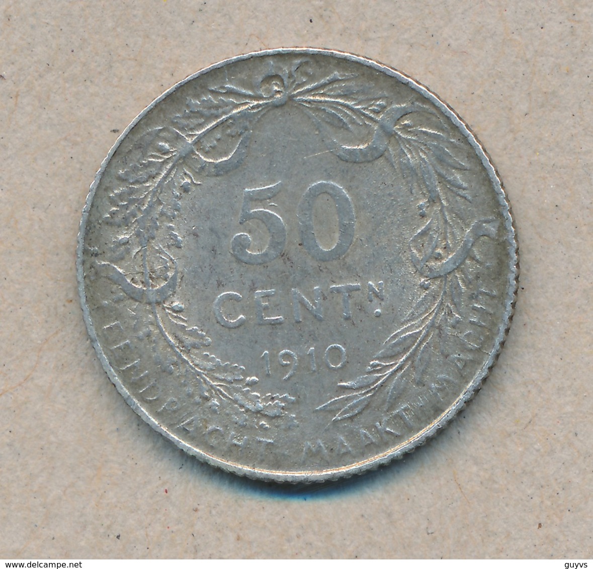 België/Belgique 50 Ct Albert1 1910 Vl Morin 299 (1378164) - 50 Cent