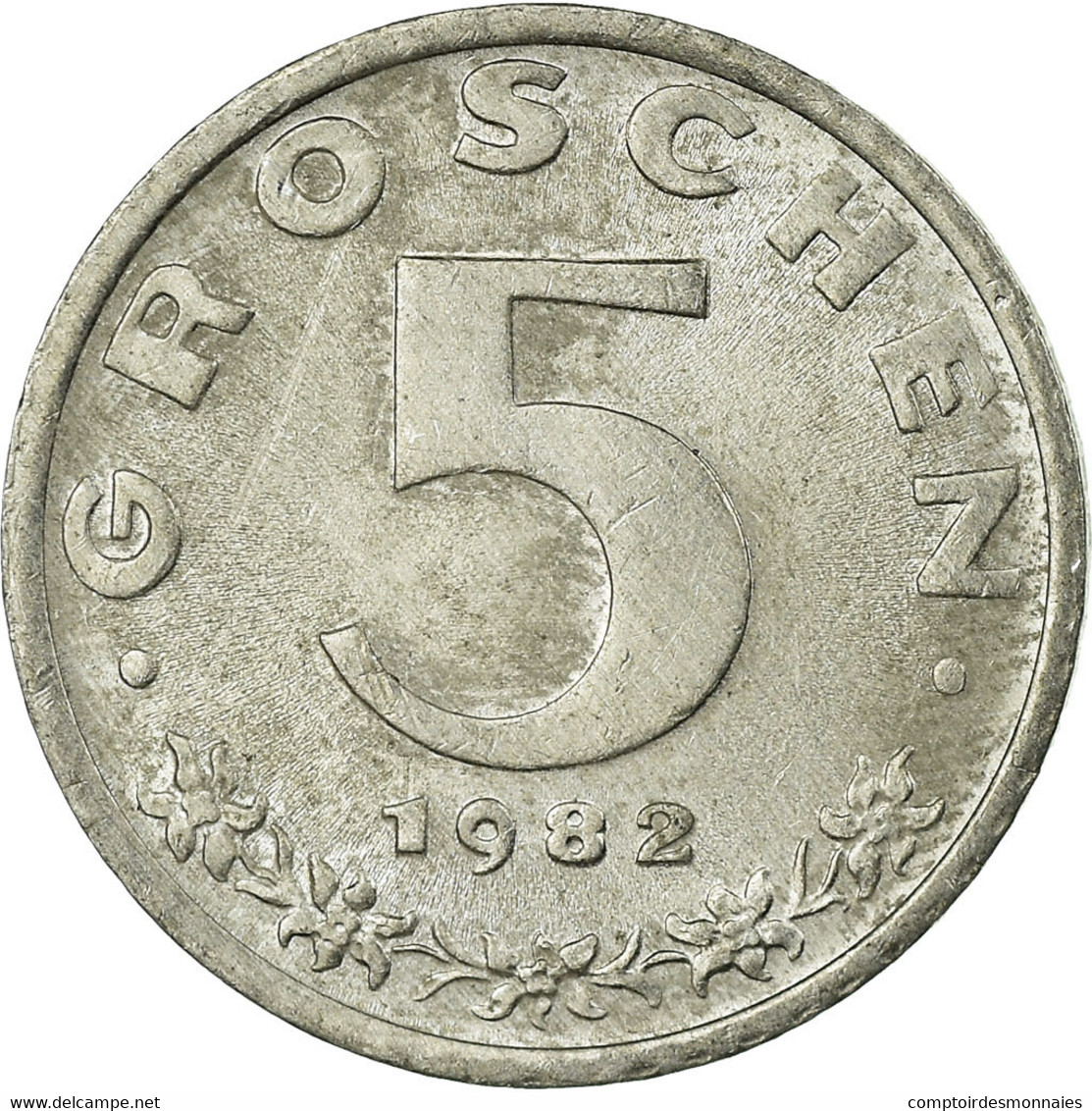 Monnaie, Autriche, 5 Groschen, 1982, TTB, Zinc, KM:2875 - Oostenrijk