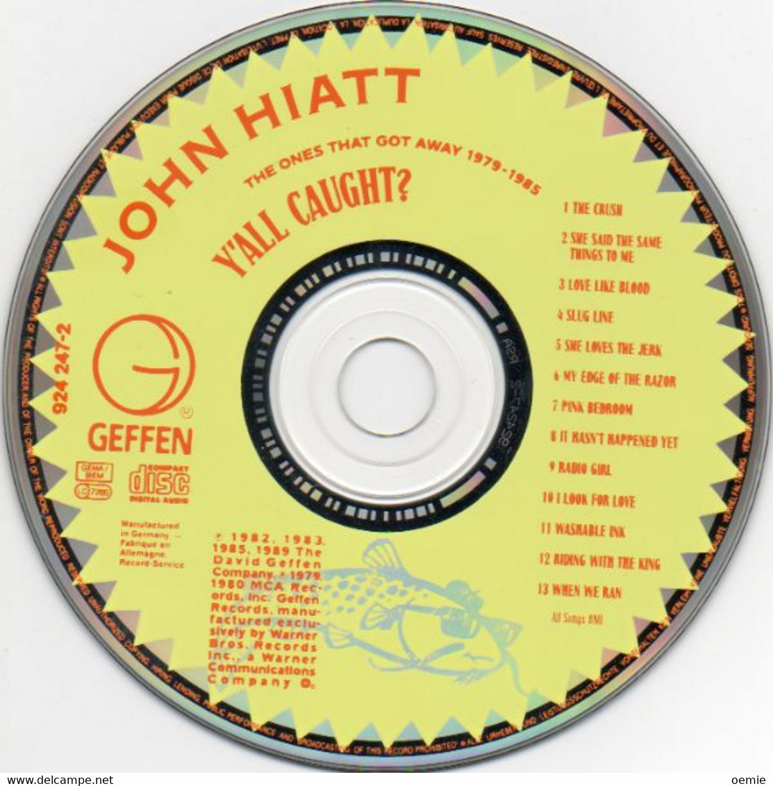 JOHN HIATT  ° Y' ALL CAUGHT BEST OF 79/ 85    CD ALBUM - Autres - Musique Anglaise