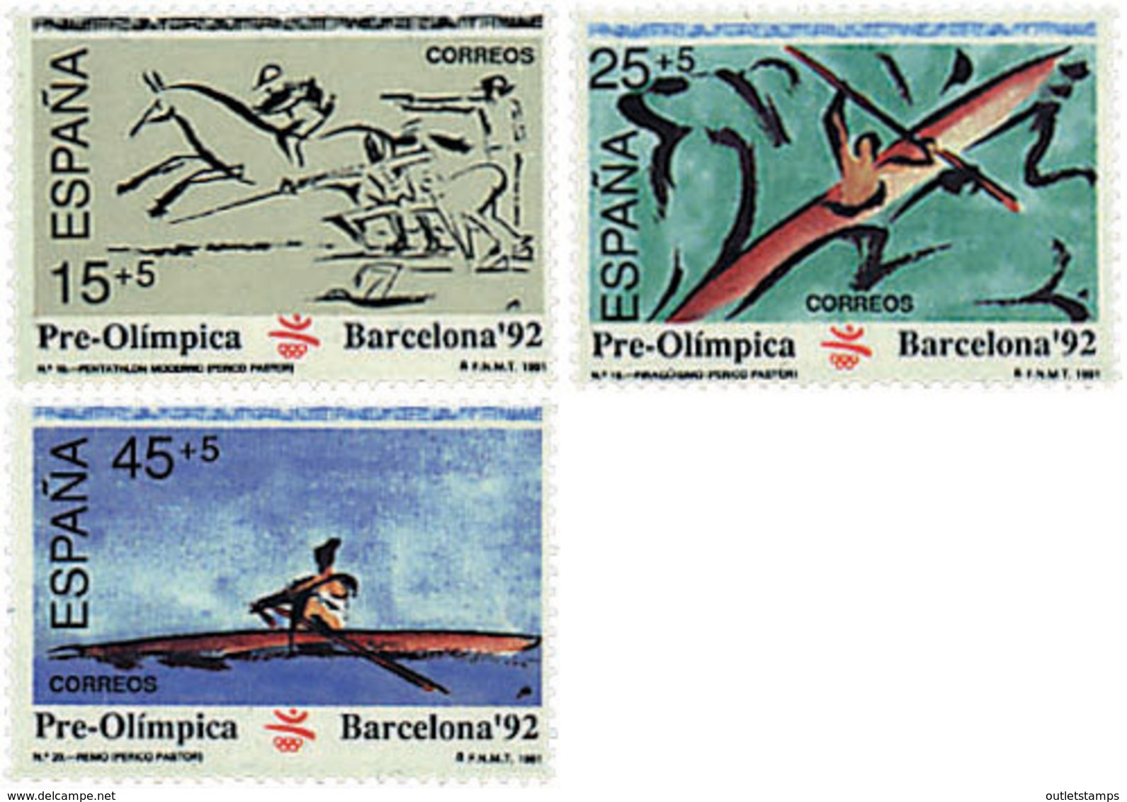 Ref. 85650 * NEW *  - SPAIN . 1991. GAMES OF THE XXV OLYMPIAD. BARCELONA 1992. 25 JUEGOS OLIMPICOS VERANO BARCELONA 1992 - Nuevos