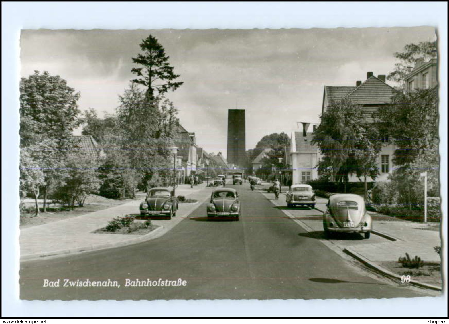 XX006463-2903/ Bad Zwischenahn Bahnhofstr.,  VW Käfer  Ca.1965  - Sonstige & Ohne Zuordnung