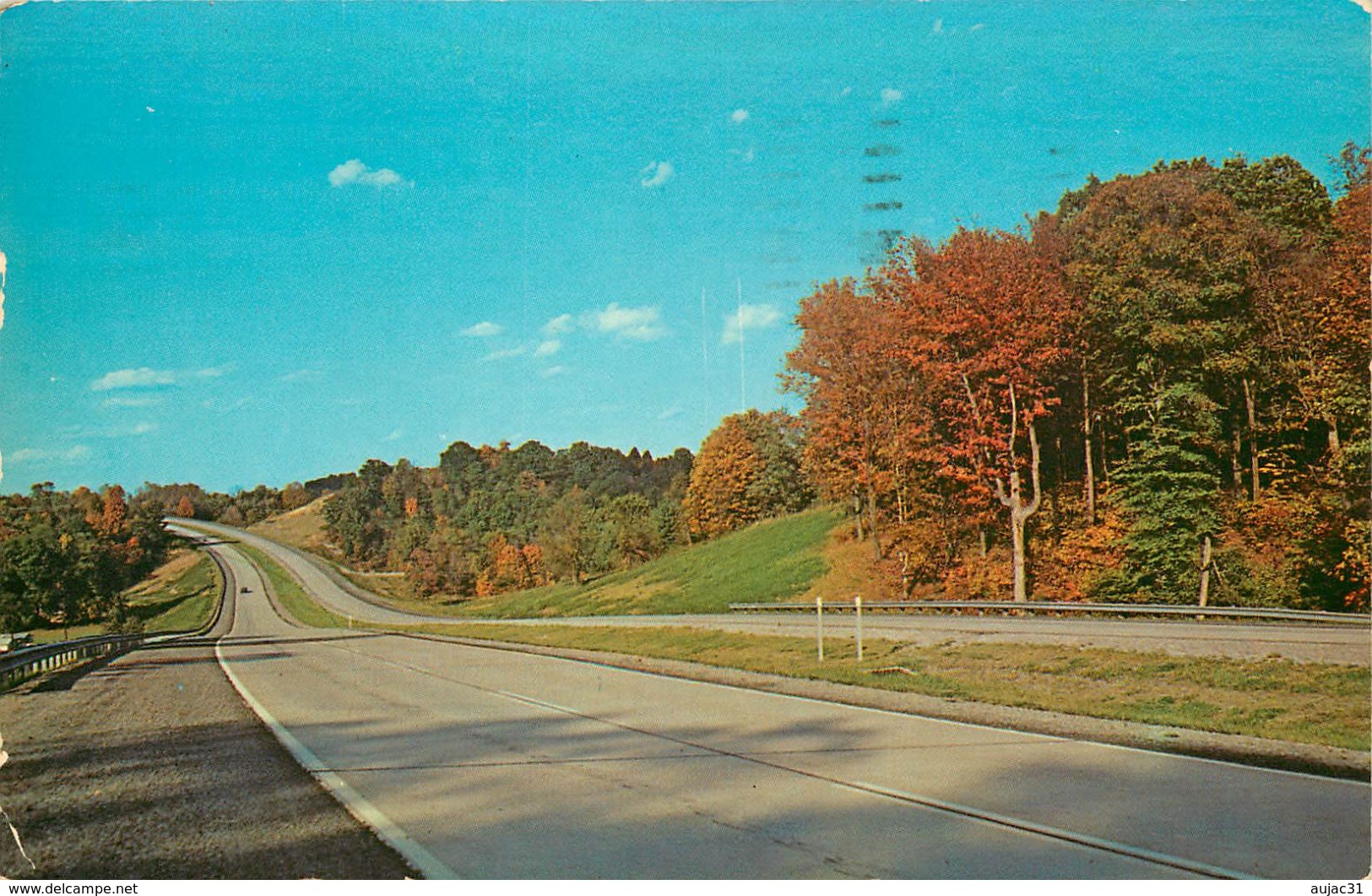 Etats-Unis - West Virginia - Morgantown - This View Shows Completed Section Of 1-79 So Of Morgantown - état - Morgantown