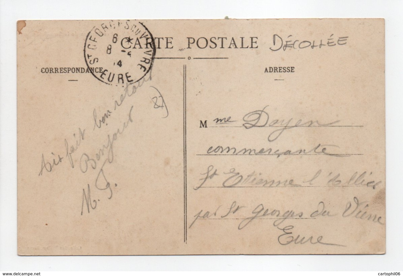 - CPA BERNAY (27) - Les Bureaux De La Sous-Préfecture 1914 - Collection Walter - - Bernay