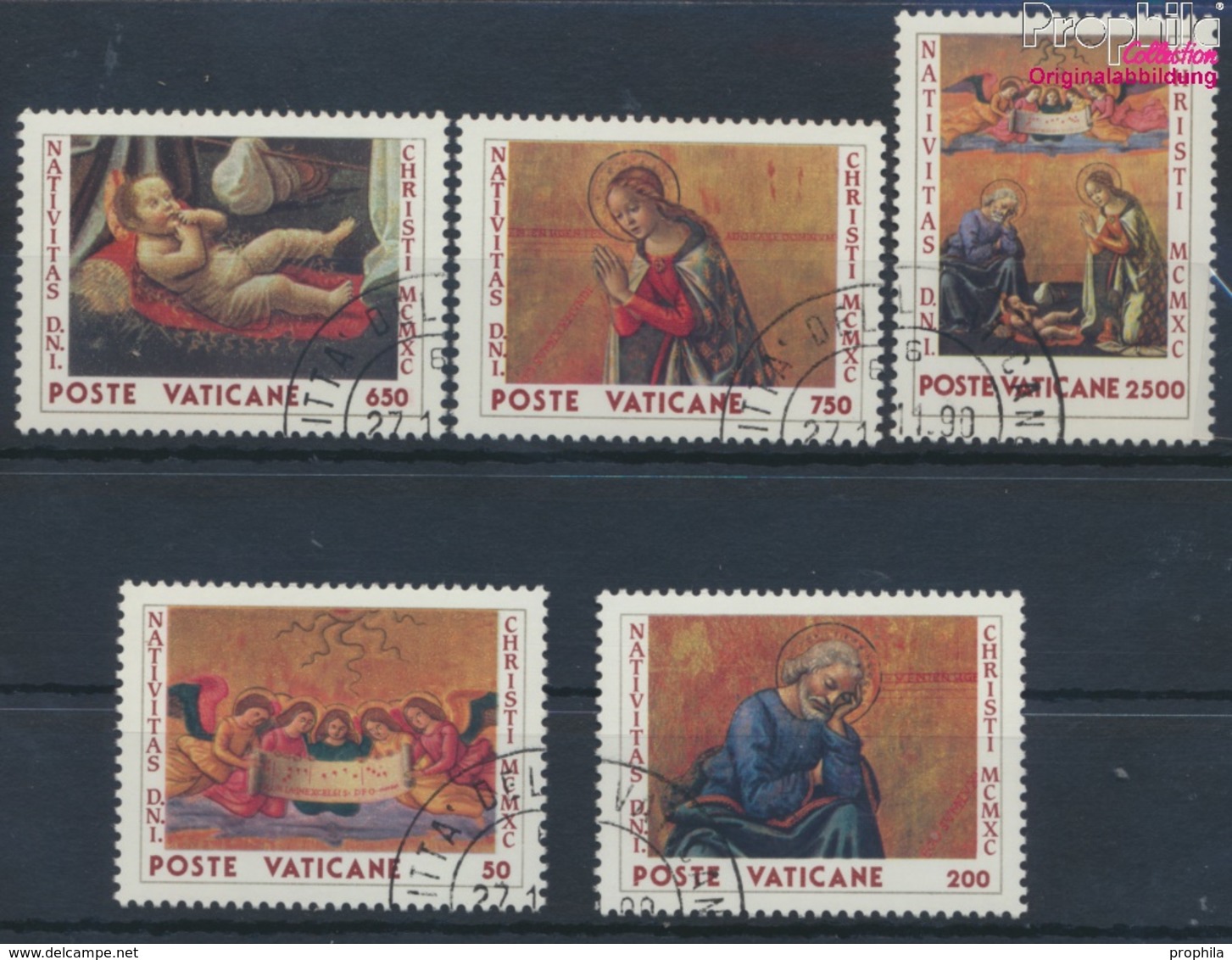 Vatikanstadt 1018-1022 (kompl.Ausgabe) Gestempelt 1990 Weihnachten (9355284 - Gebruikt