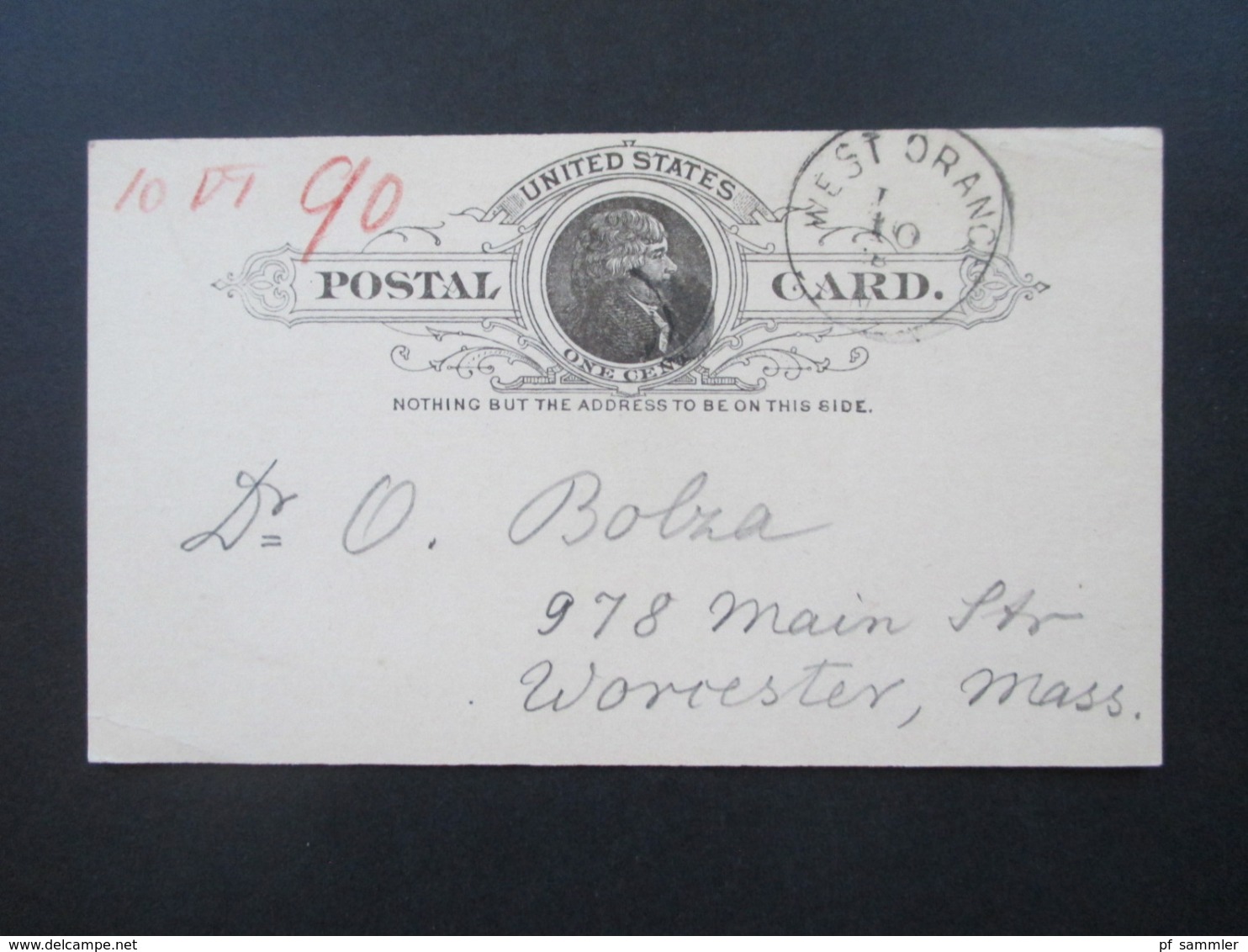 USA Belegeposten mit 59 Stk. 1887 -1939 Social Philately Dr. Oskar Bolza Mathematiker Korrespondenz GA mit Zusatzfrankat