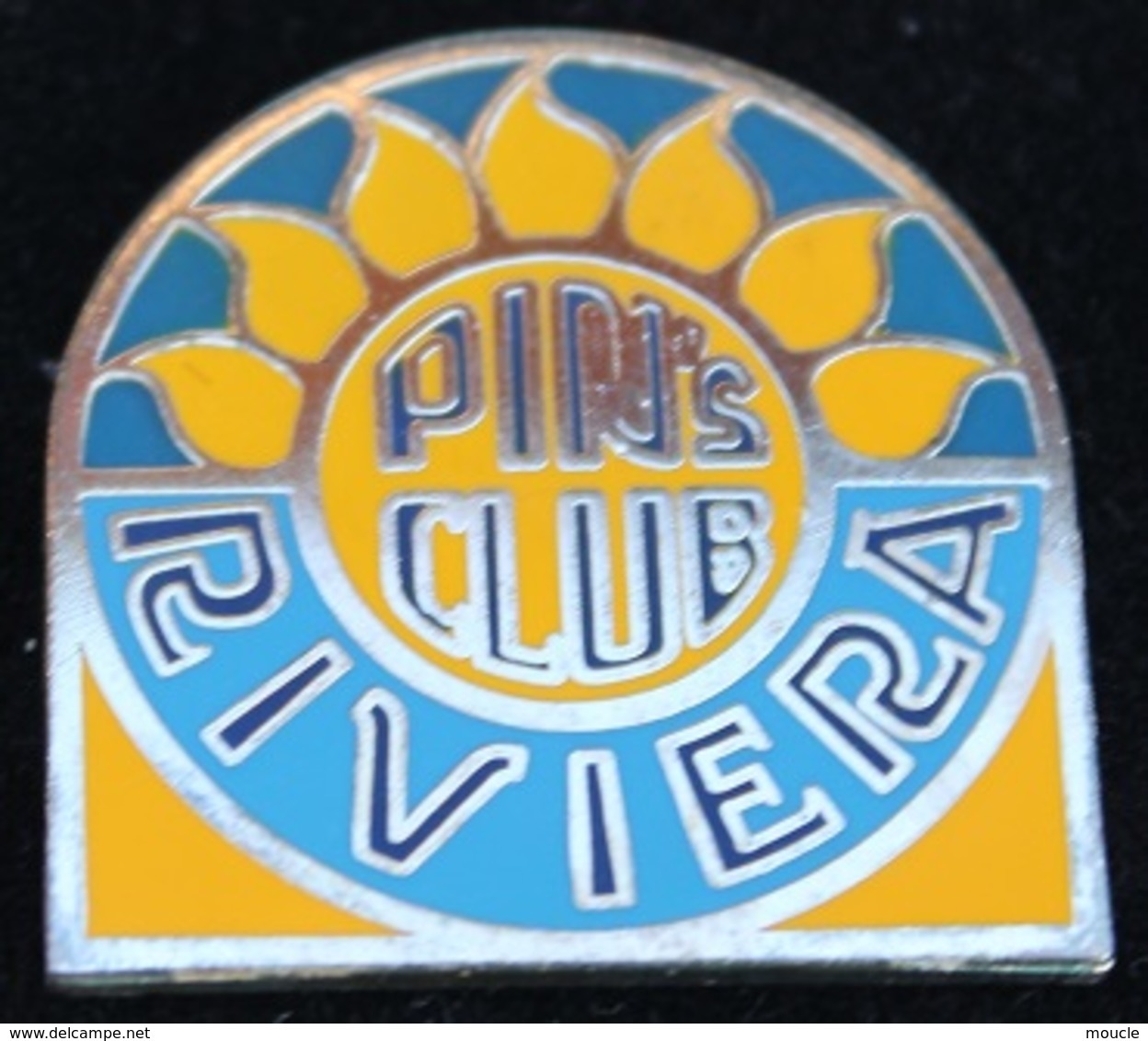 PIN'S CLUB RIVIERA - CANTON DE VAUD - SUISSE - BLEU ET JAUNE N°38 / 125 -       (22) - Sonstige & Ohne Zuordnung