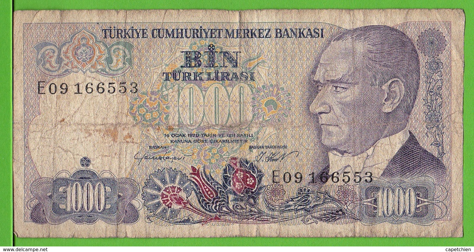 TURQUIE / 1000 TÜRK LIRASI / 1970 - Turchia