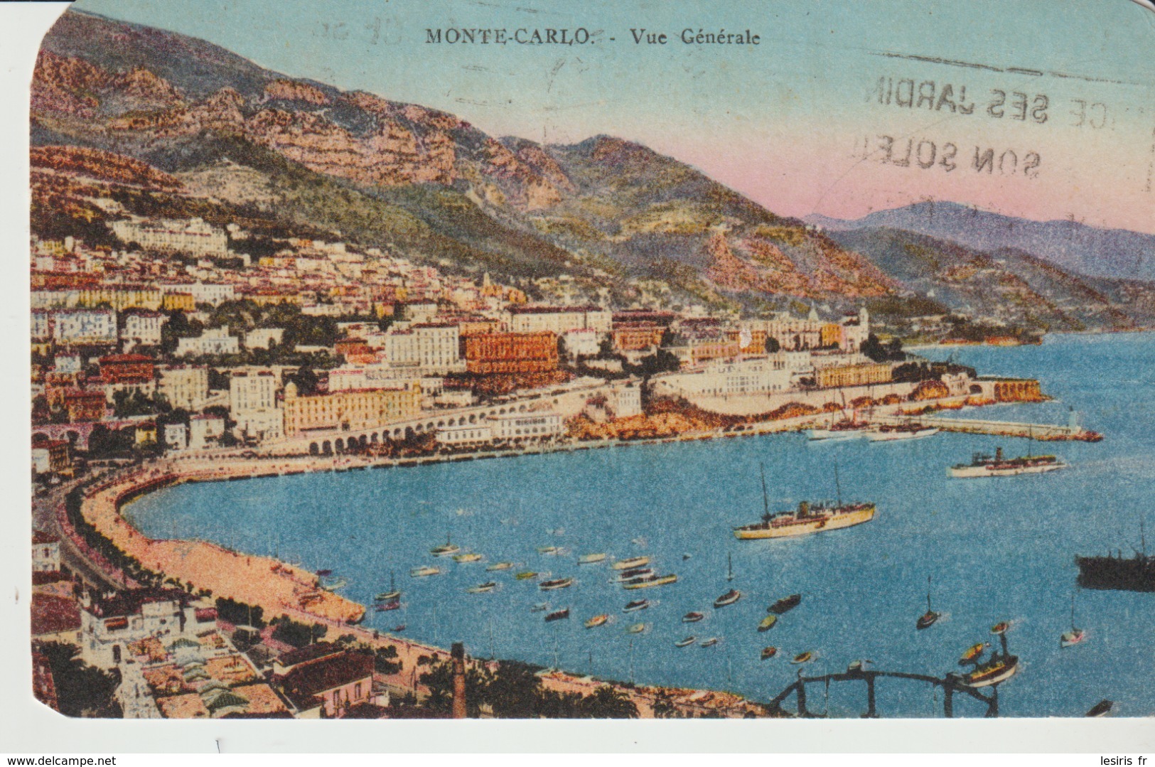 CP - MONTE CARLO - VUE GÉNÉRALE EN 1949 - Monte-Carlo