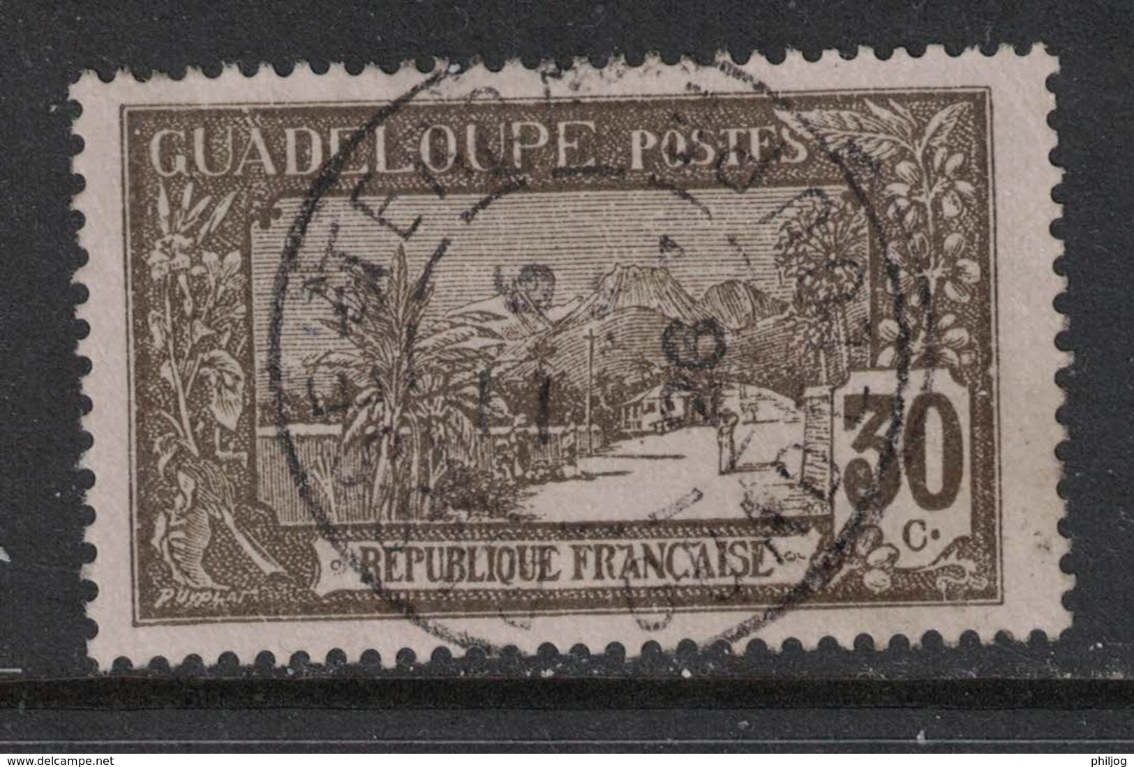 Guadeloupe - Yvert 83 Oblitéré BASSE-TERRE - Scott#69 - Oblitérés