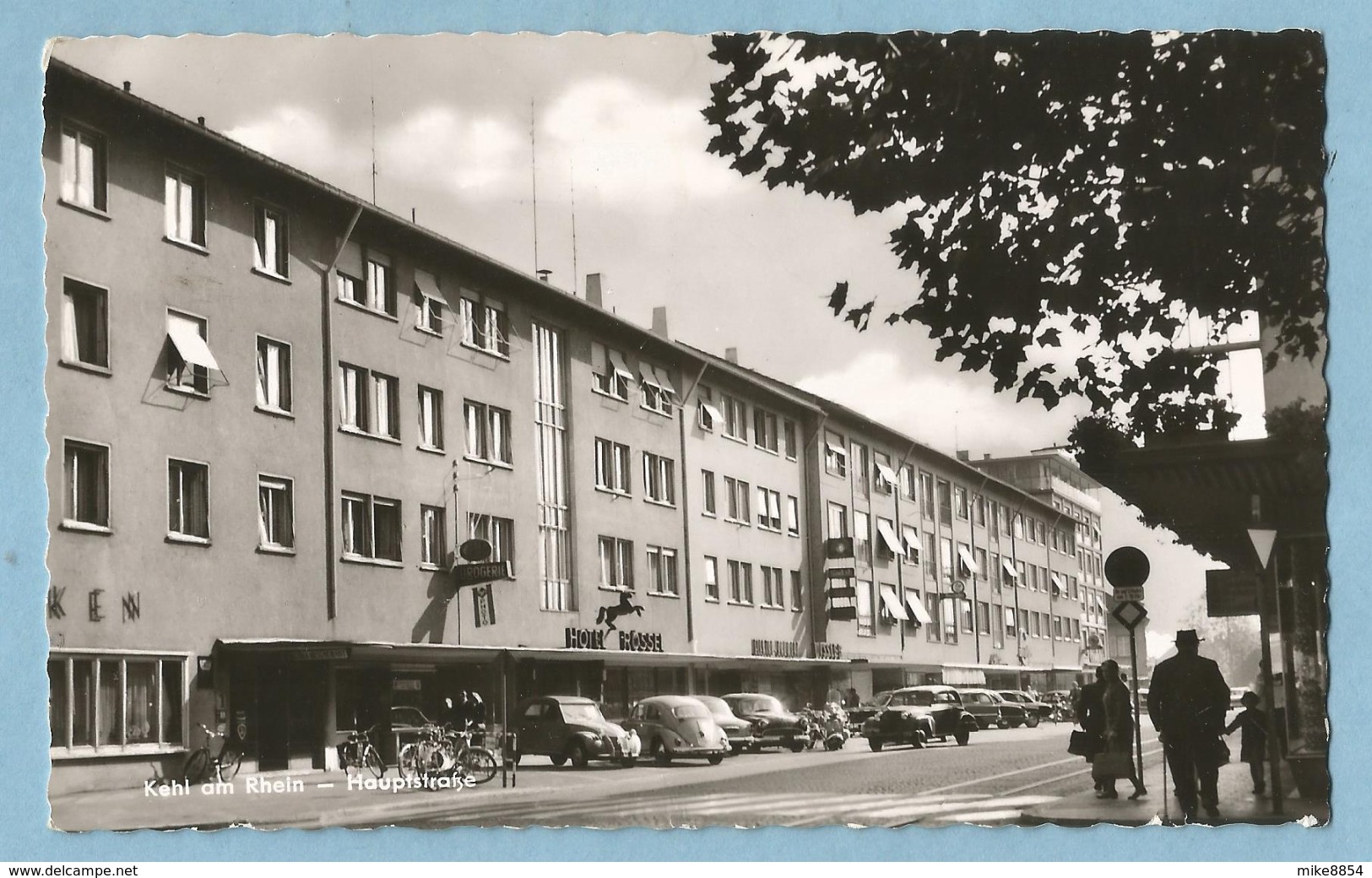 A049  CPSM  Postkarte  KEHL Am RHEIN  (Bade-Wurtemberg)  Hauptstrasse  - CITROËN 2CV  VOLKSWAGEN  ...  ++++ - Kehl