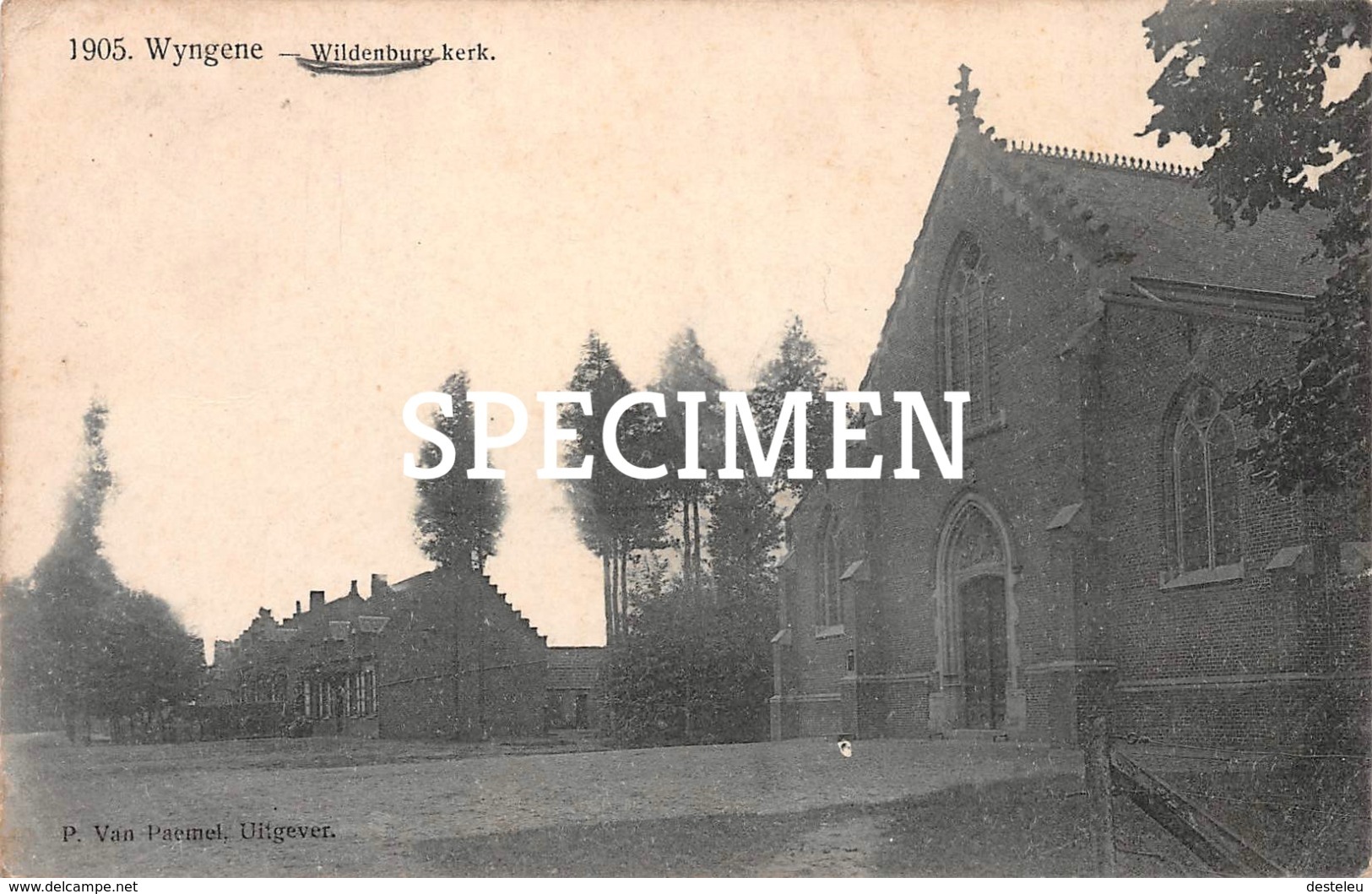 Wildenburg Kerk 1905 - Wingene - Wingene