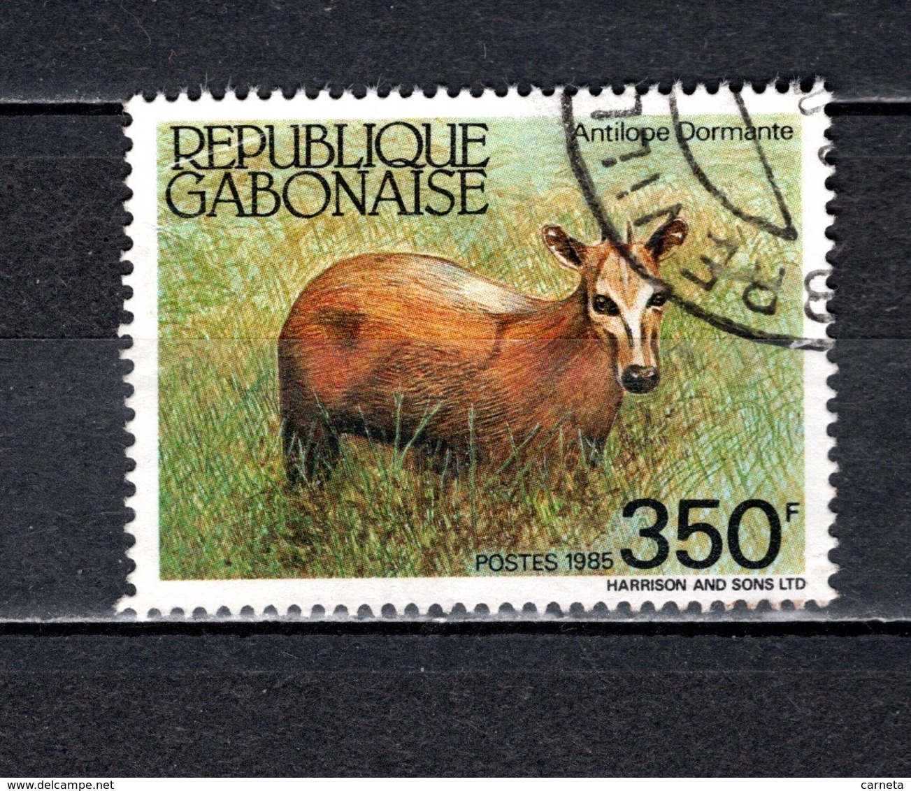 GABON  N° 589  OBLITERE  COTE 2.25€   ANIMAUX - Gabun (1960-...)