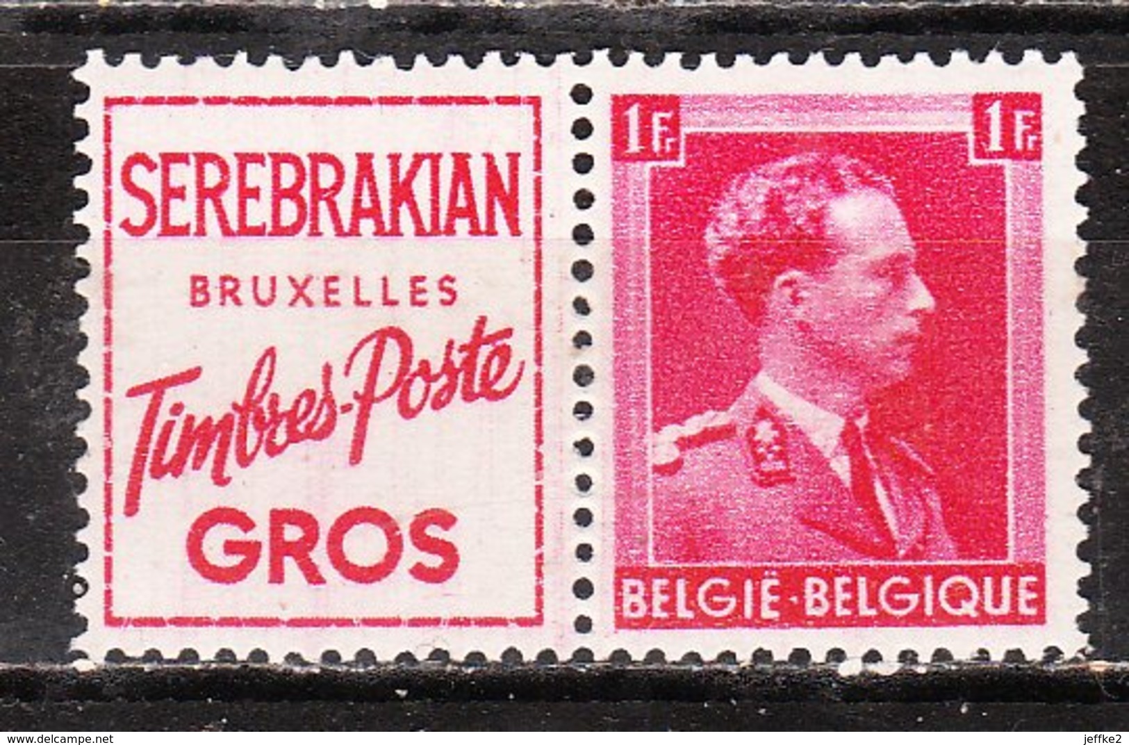 PU165**  Leopold III Col Ouvert - Serebrakian - MNH** - LOOK!!!! - Autres & Non Classés