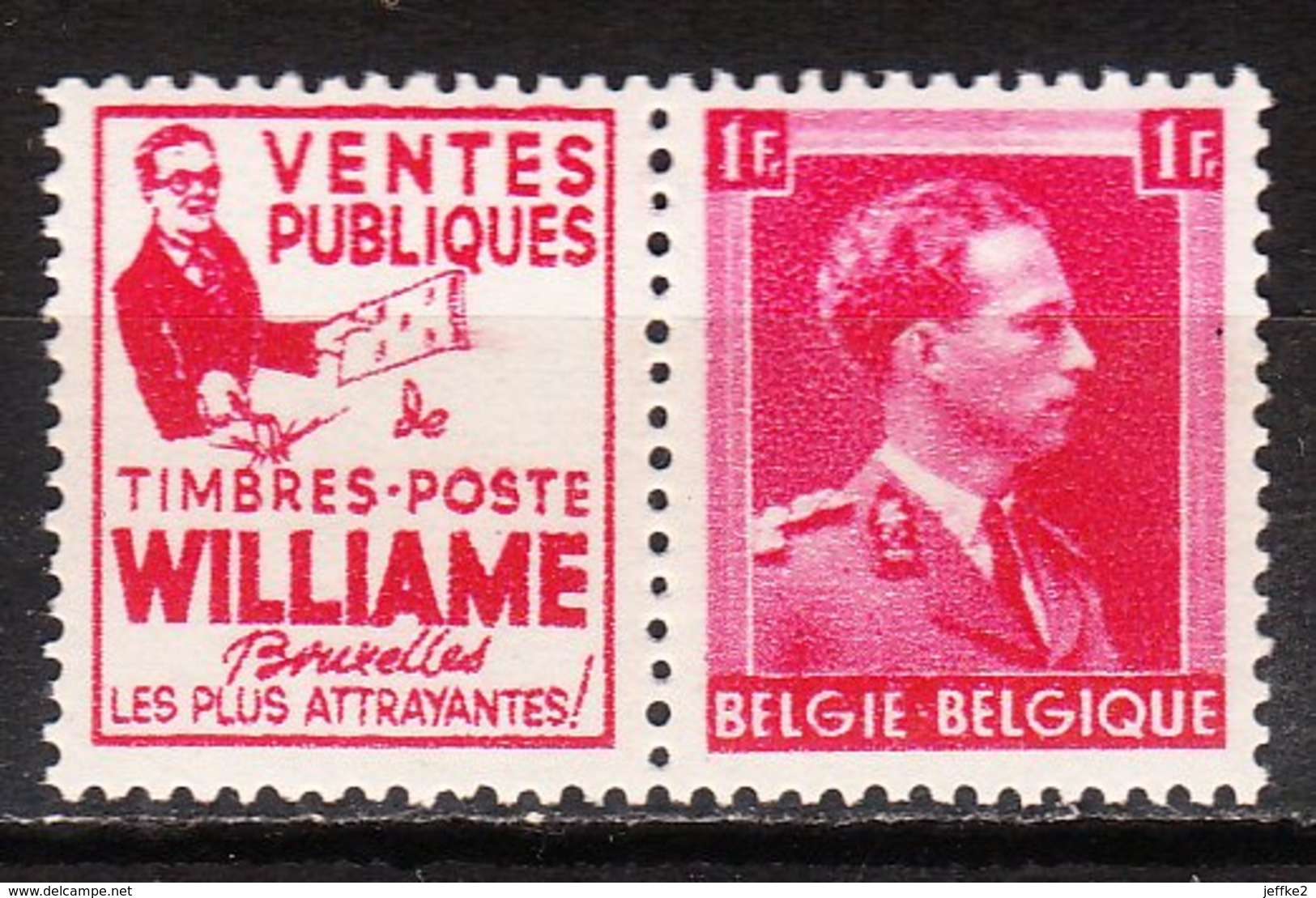 PU171**  Leopold III Col Ouvert - Williame - MNH** - LOOK!!!! - Autres & Non Classés