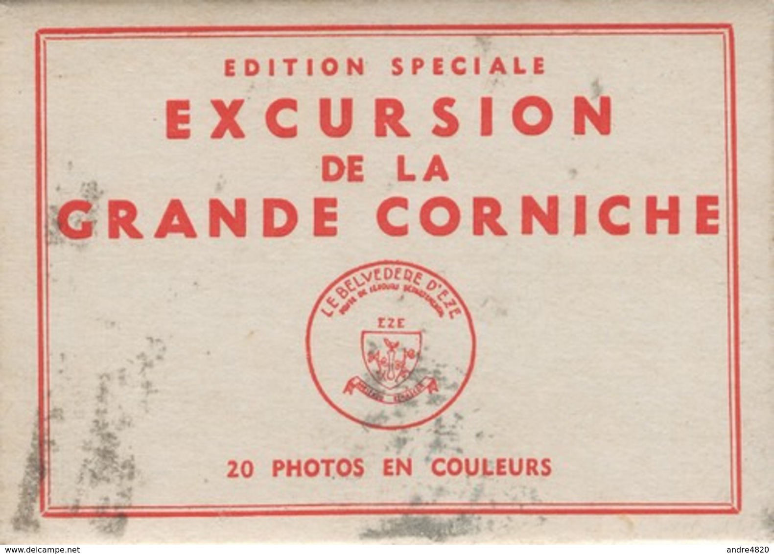 20 Mignonettes Couleurs "Exursion De La Grande Corniche" (Alpes-Maritimes -Eze,La Turbie,La Trinité, Villefranche S/Mer - Autres & Non Classés