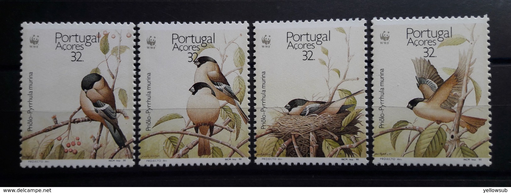 PORTUGAL - Açores : N° 395/98** (1990) Oiseaux - Açores