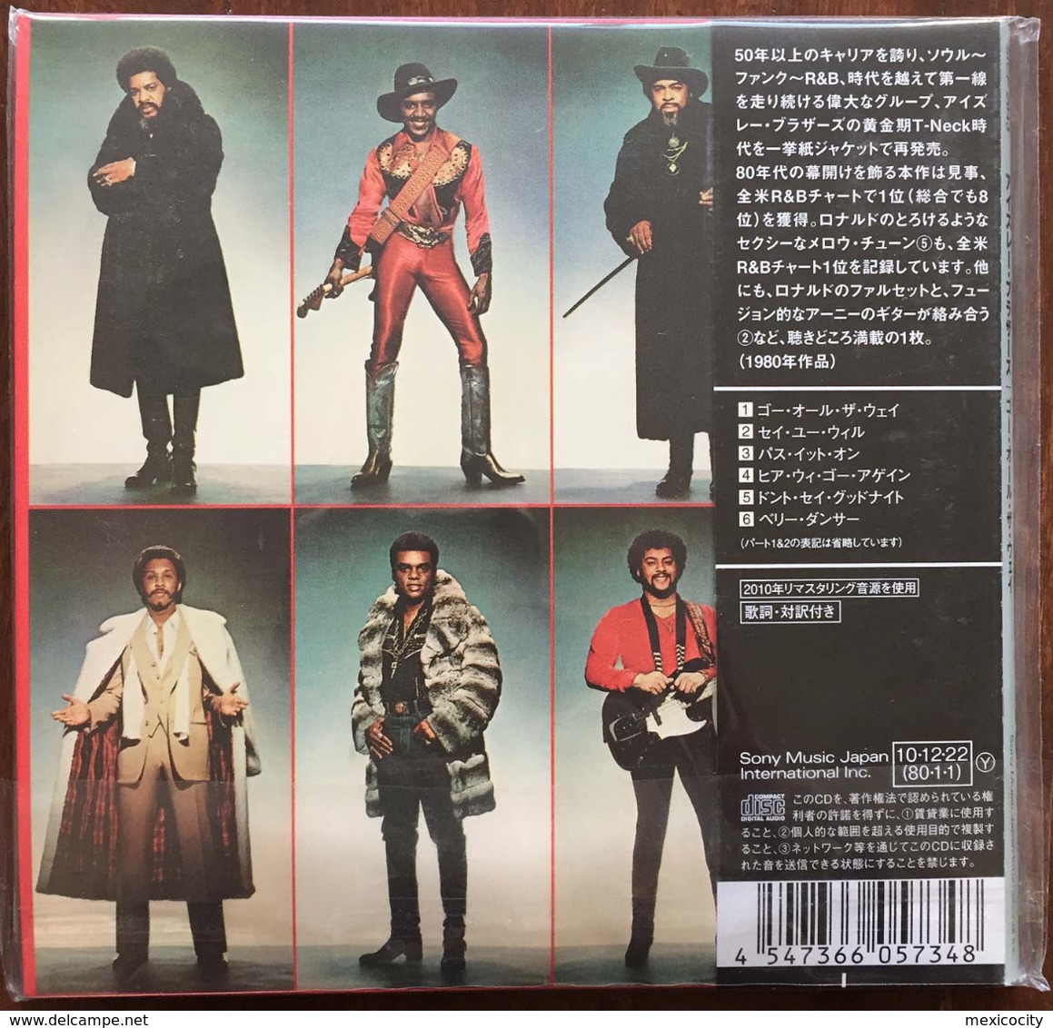 THE ISLEY BROTHERS GO ALL THE WAY Japanese CD Mini Sleeve W/ Inserts Sony Japan See Imgs. SICP-2943 Rare - Soul - R&B