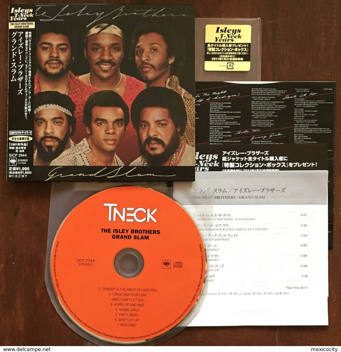 THE ISLEY BROTHERS GRAND SLAM Japanese CD Mini Sleeve W/ Inserts Sony Japan See Imgs. SICP-2944 Rare - Soul - R&B