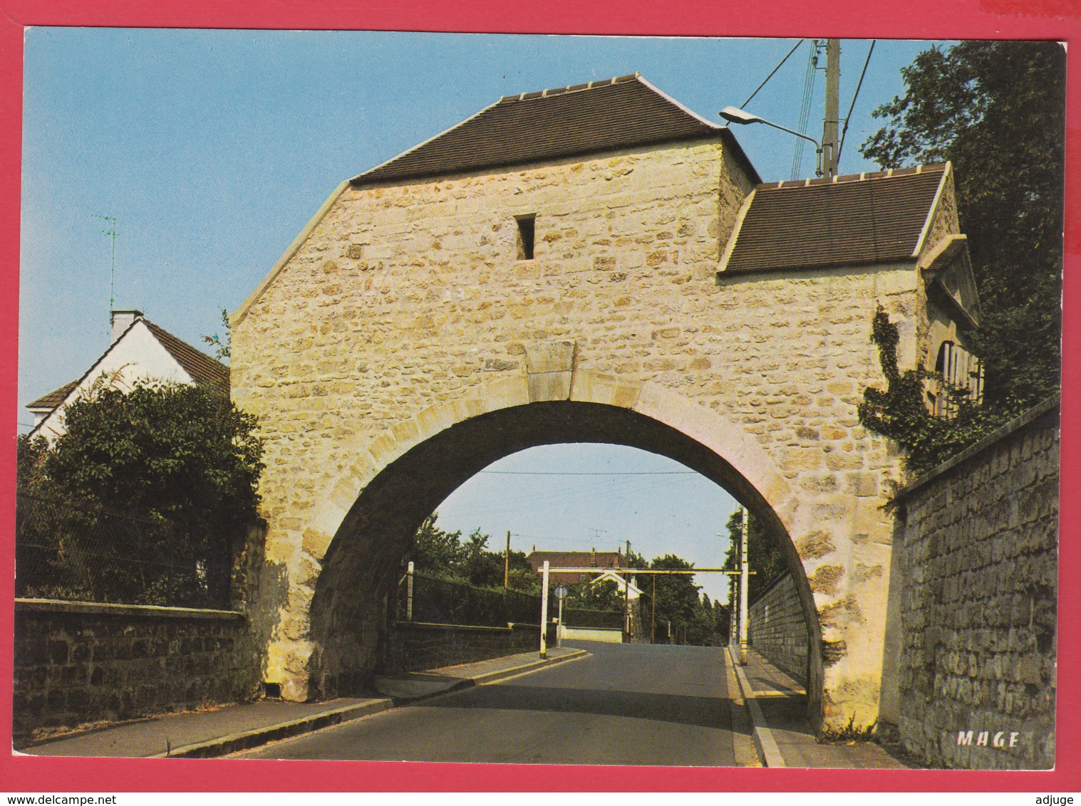 CP-95-SAINT-OUEN-L'AUMONE- Pont De L'ABBAYE De MAUBUISSON*SUP **2 SCANS - Saint-Ouen-l'Aumône