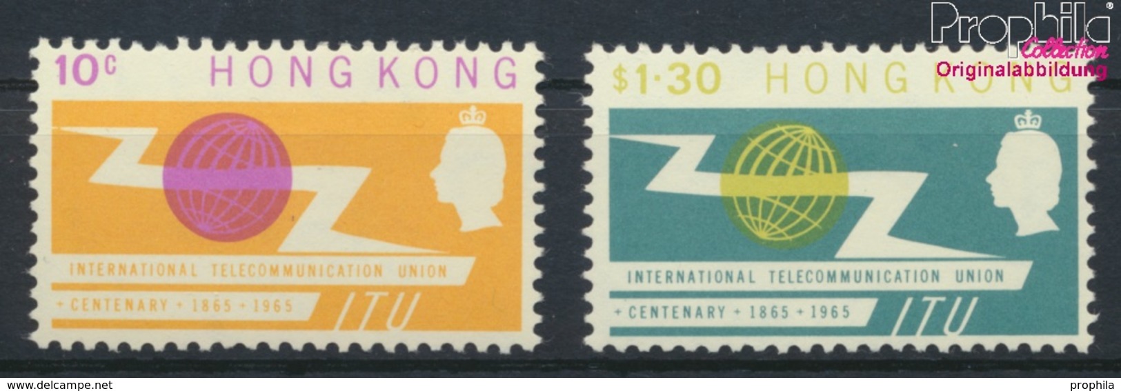 Hongkong 214-215 (kompl.Ausg.) Postfrisch 1965 ITU (9349816 - Nuevos