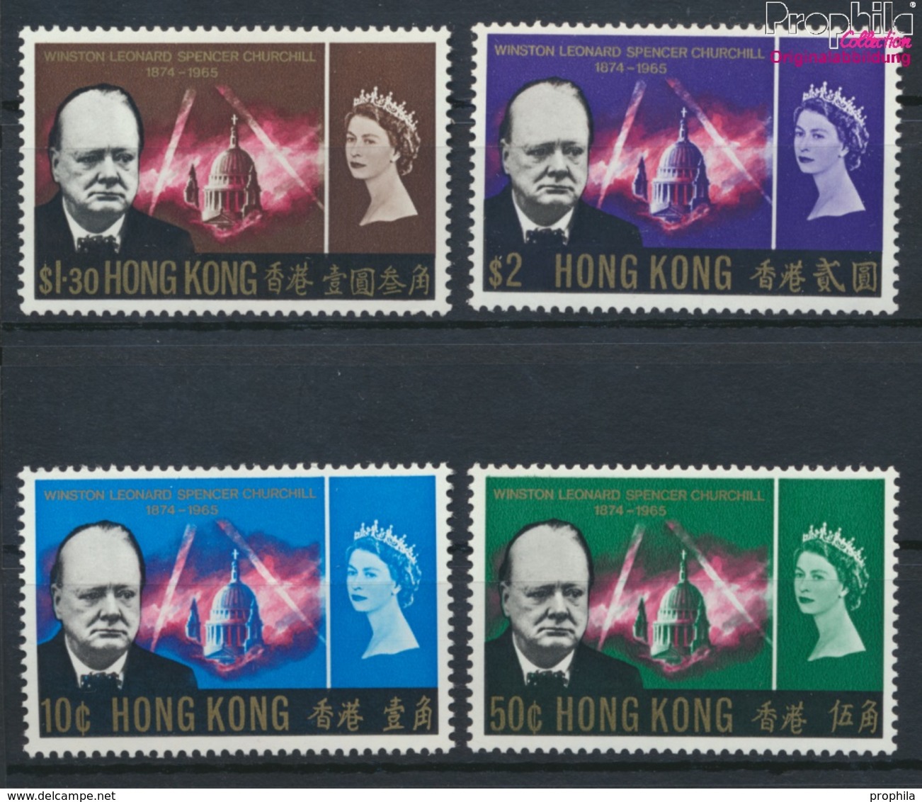 Hongkong 218-221 (kompl.Ausg.) Postfrisch 1966 Churchill (9349814 - Unused Stamps