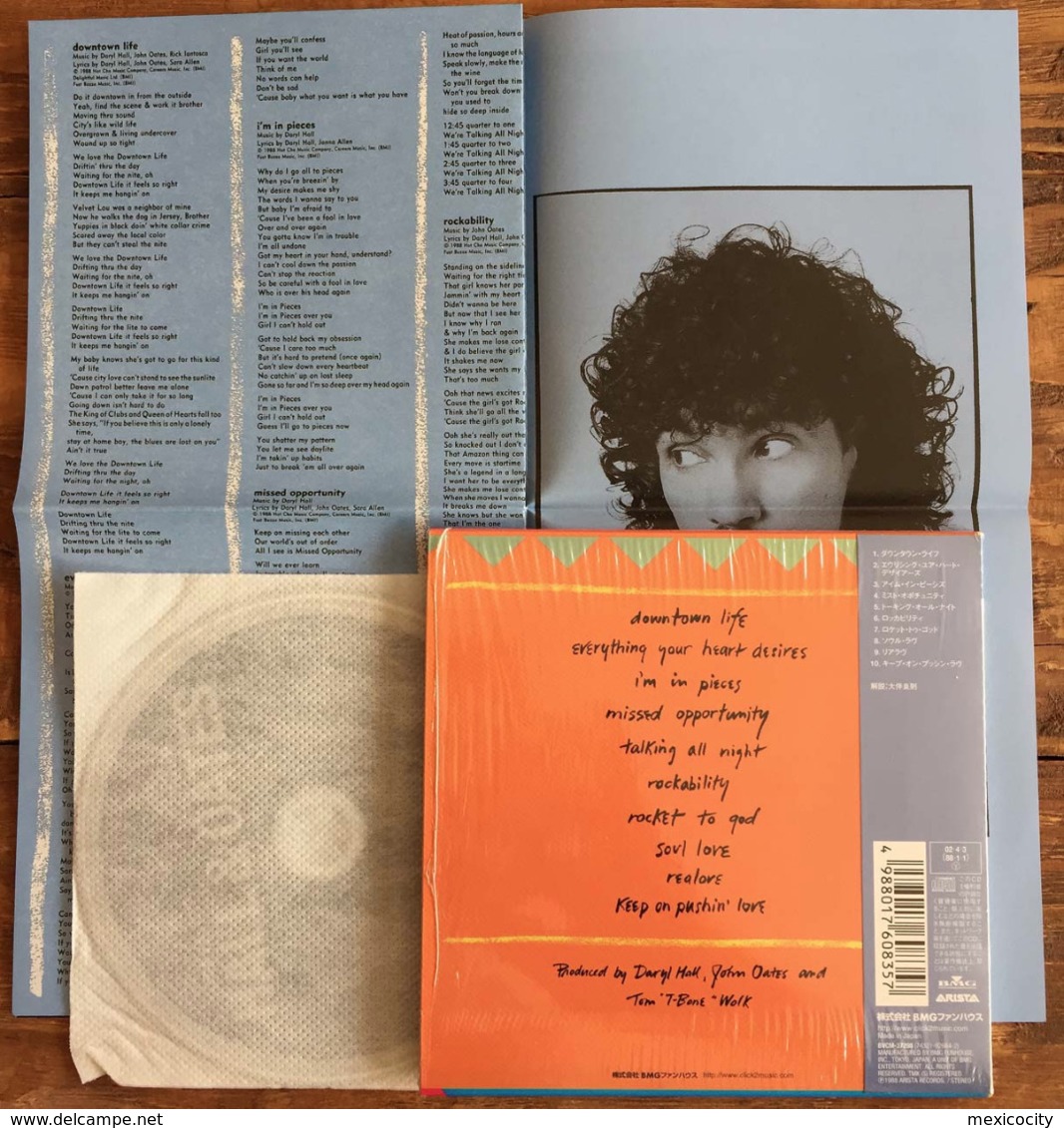 DARYL HALL JOHN OATES OOH YEAH Japanese CD Mini Sleeve W/ Inserts K2 Master RCA /BMG Japan See Imgs. Rare - Soul - R&B