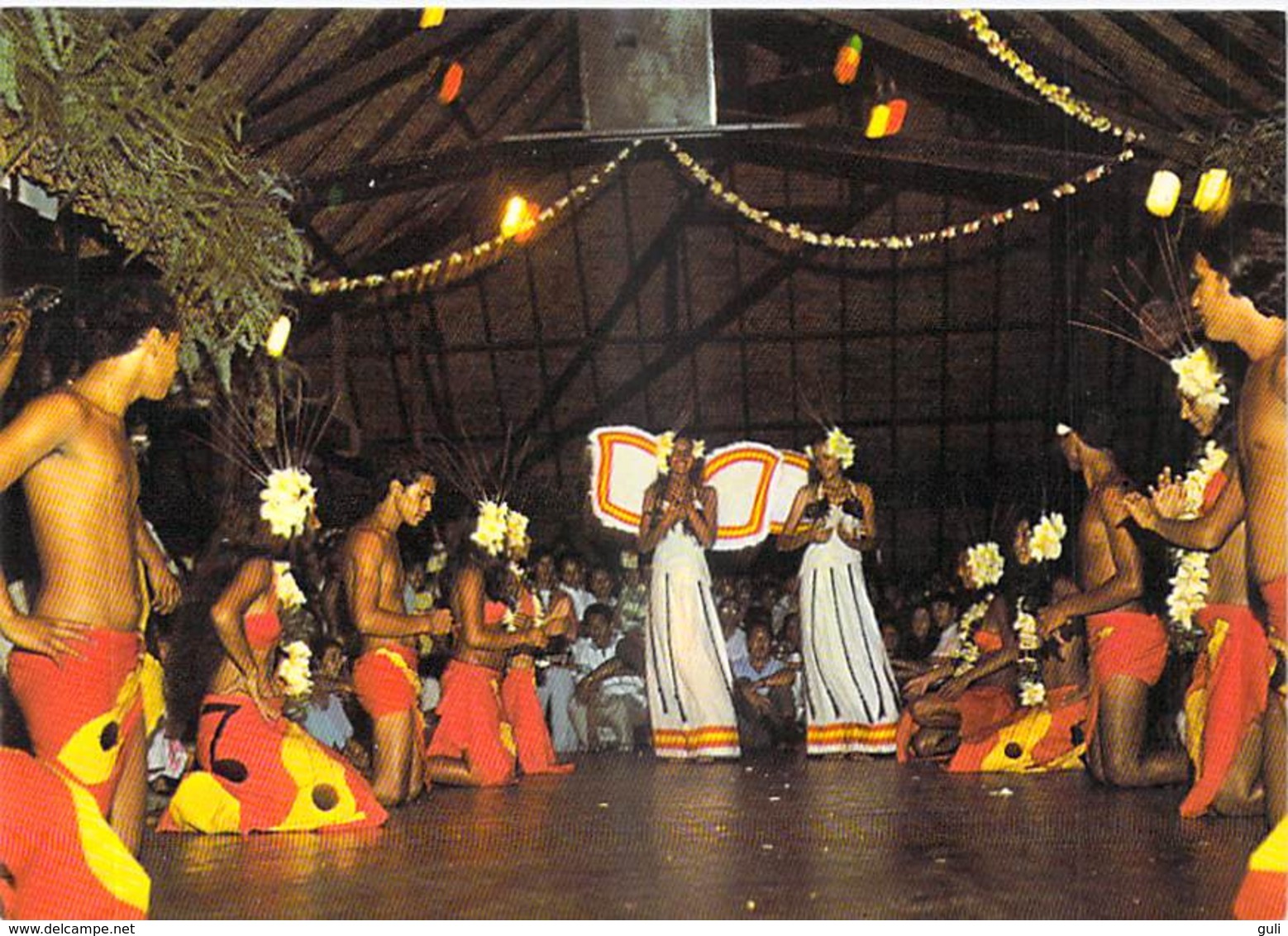 Polynésie Française-TAHITI Danses  Traditionnelles Groupe TEMAEVA (danse Dance) (Cliché J.C Soulier 1 @*PRIX  FIXE - Polynésie Française