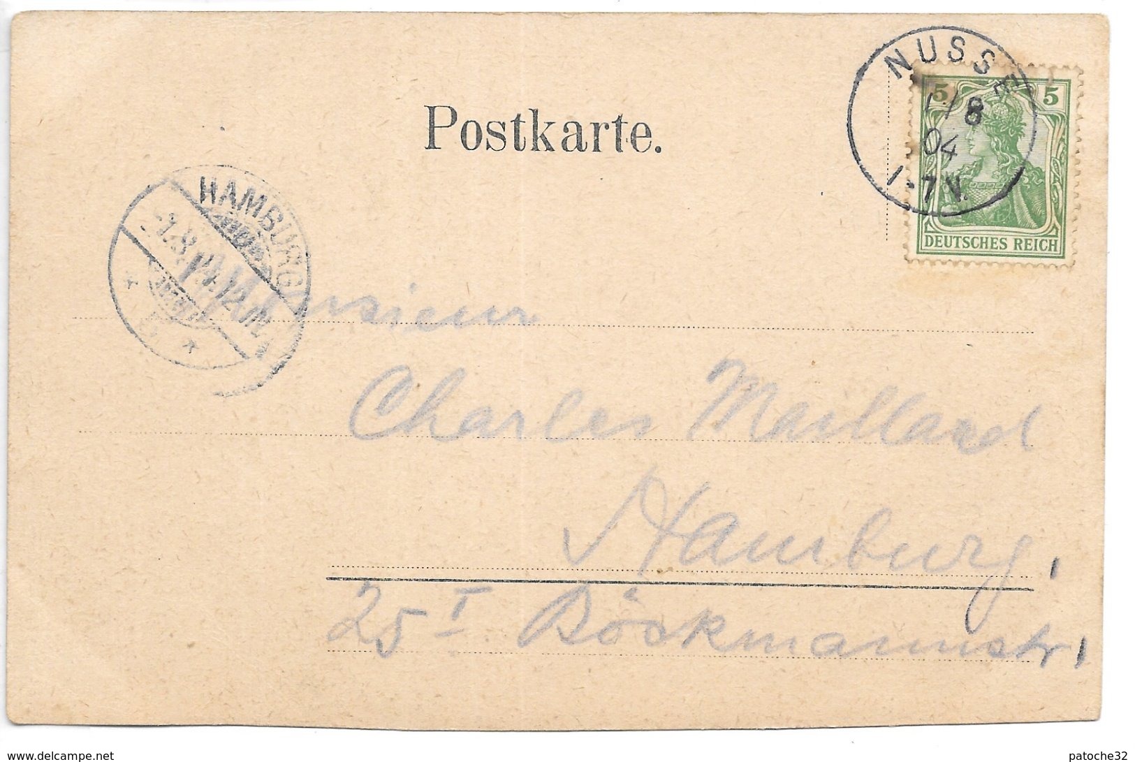 Cpa...allemagne...Gruss Aus Nusse...1904... - Sonstige & Ohne Zuordnung