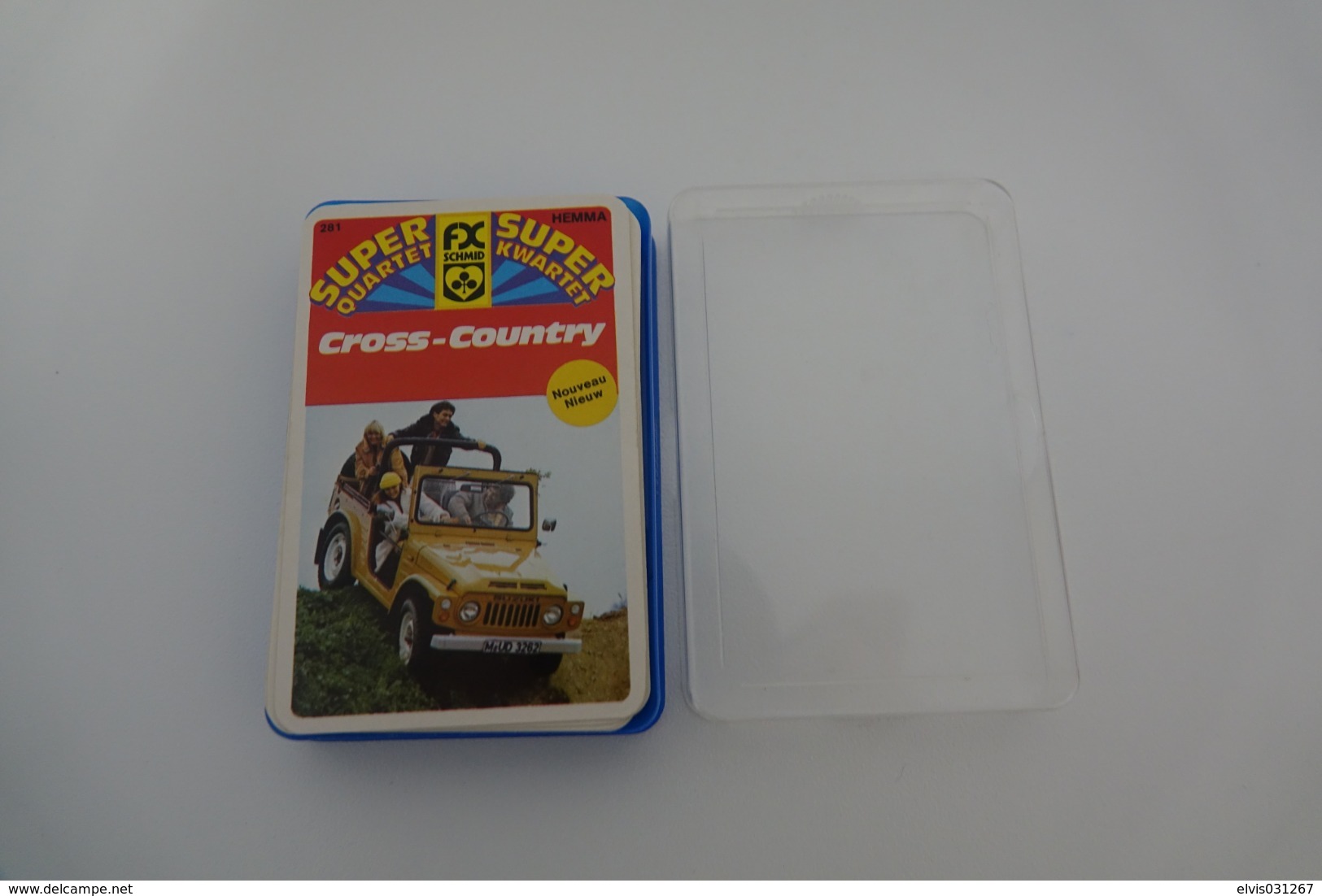 Speelkaarten - Kwartet, Cross-Country, Nr 281, Schmid - Hemma , Vintage - Speelkaarten