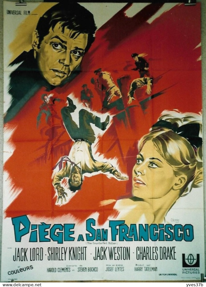 "Piège à San Francisco" J. Lord, S. Knight...1968 - Affiche 120x160 - TTB - Posters