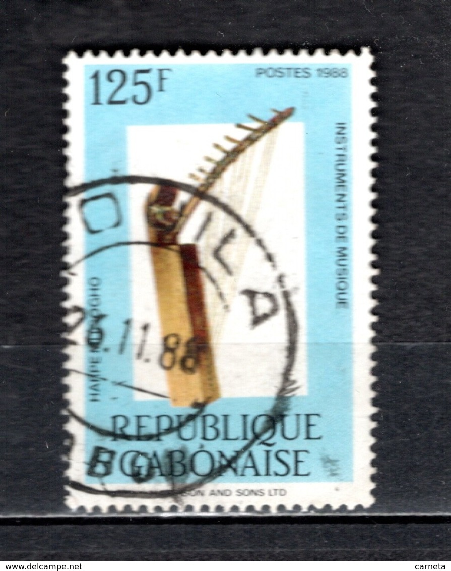 GABON  N° 638  OBLITERE  COTE 1.00€   INSTRUMENTS DE MUSIQUE - Gabun (1960-...)