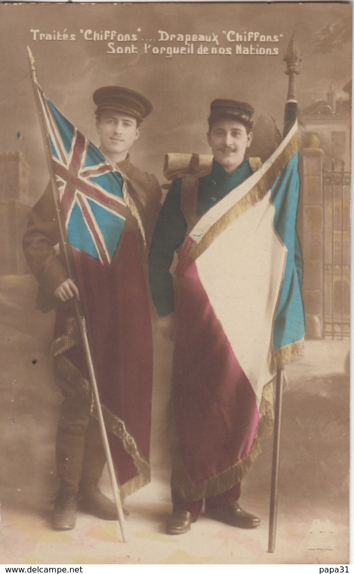 Traité "Chiffons"...Drapeaux " Chiffons " Sont L’orgueil De Nos Nations - Patriotic