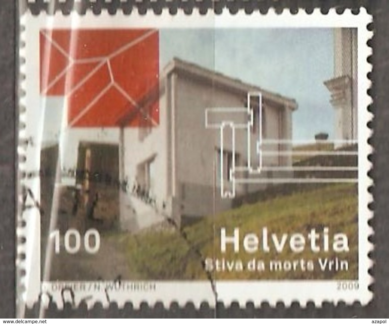 Switzerland: 1 Used Stamp From A Set, Architecture, 2009, Mi#2112 - Oblitérés