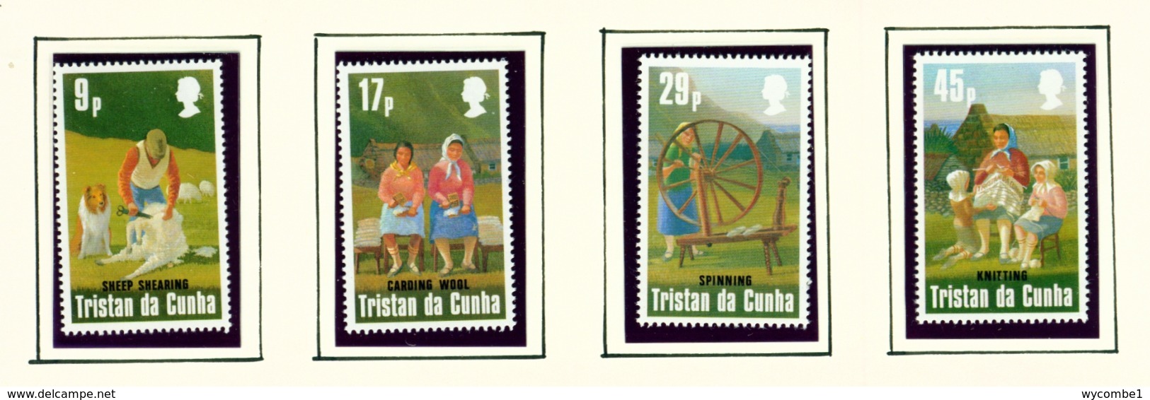 TRISTAN DA CUNHA  - 1984 Wool Industry Set Unmounted/Never Hinged Mint - Tristan Da Cunha