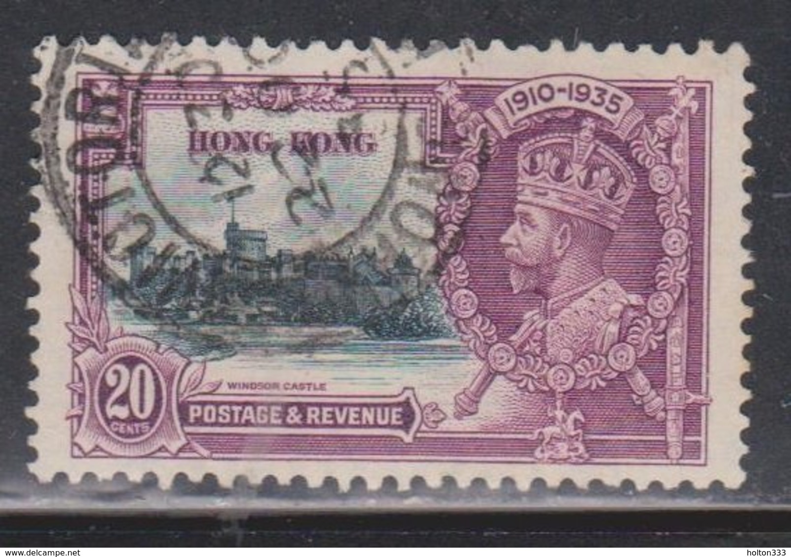 HONG KONG Scott # 150 Used - KGV Silver Jubilee - Used Stamps