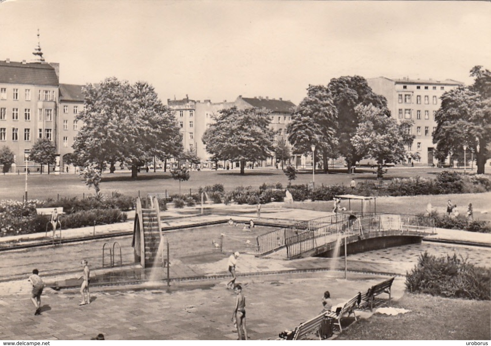 GERMANY - Berlin 1970's - Monbijouplatz - Mitte