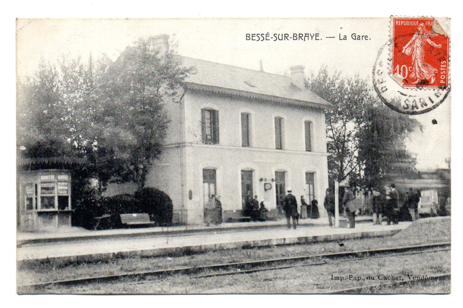 Besse Sur Braye La Gare - Autres & Non Classés