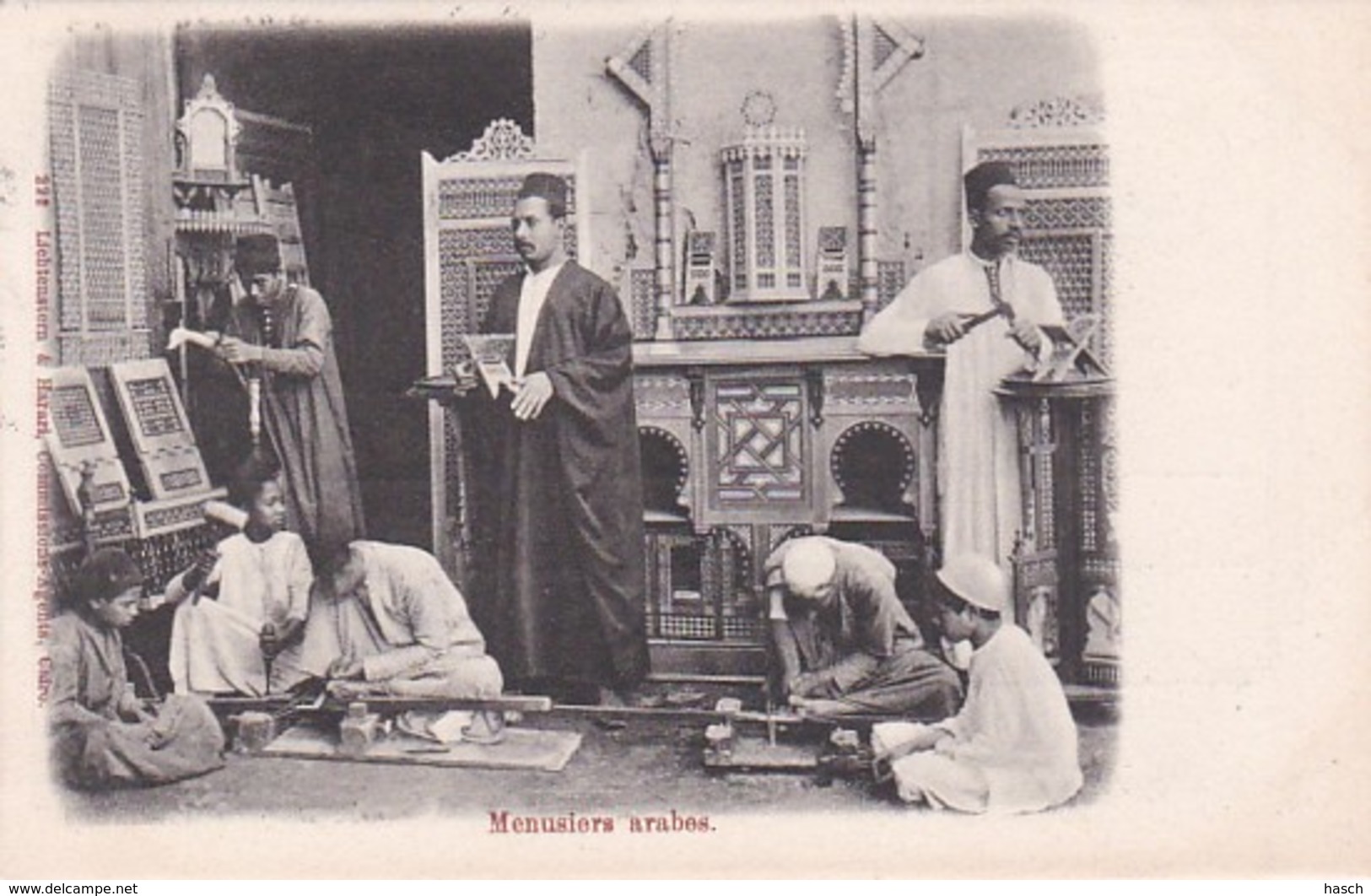 182519Menusiers Arabes, 1902. - Persone