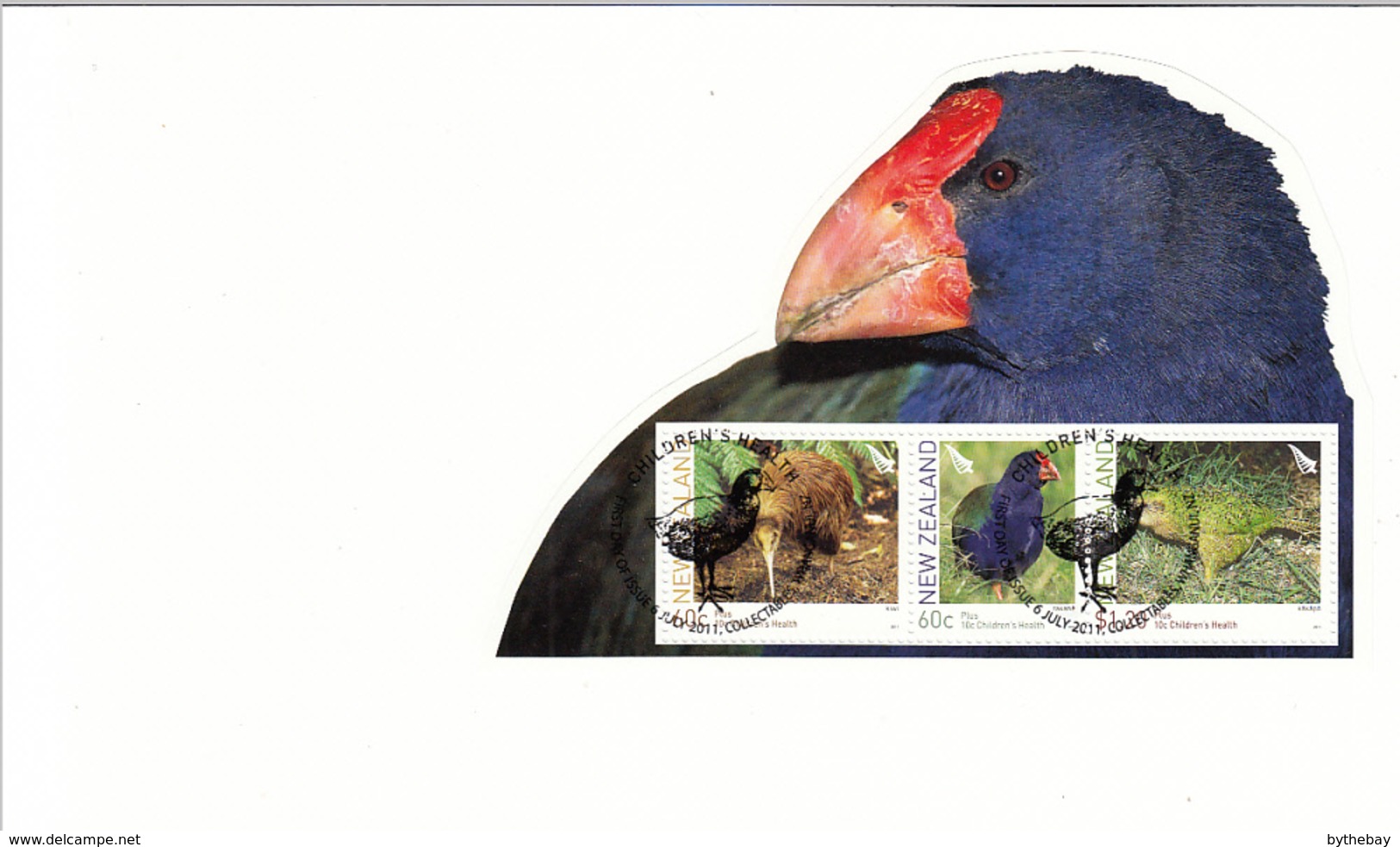 New Zealand 2011 Card Sc B203 Sheet Of 3 Flightless Birds - FDC