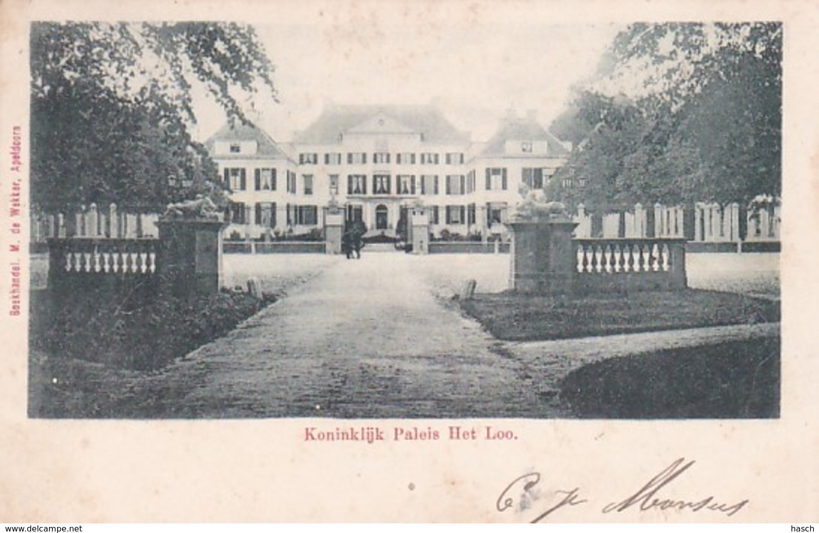 1850	319	Koninklijk Paleis Het Loo (poststempel 1900) - Apeldoorn