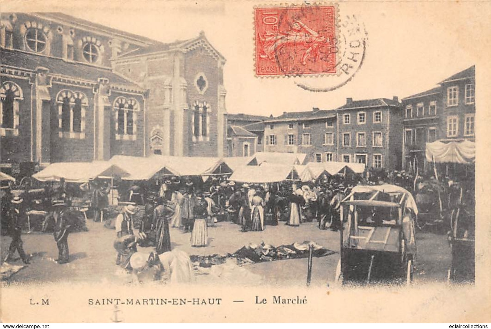 Saint Martin En Haut      69       Le Marché     (voir Scan) - Other & Unclassified