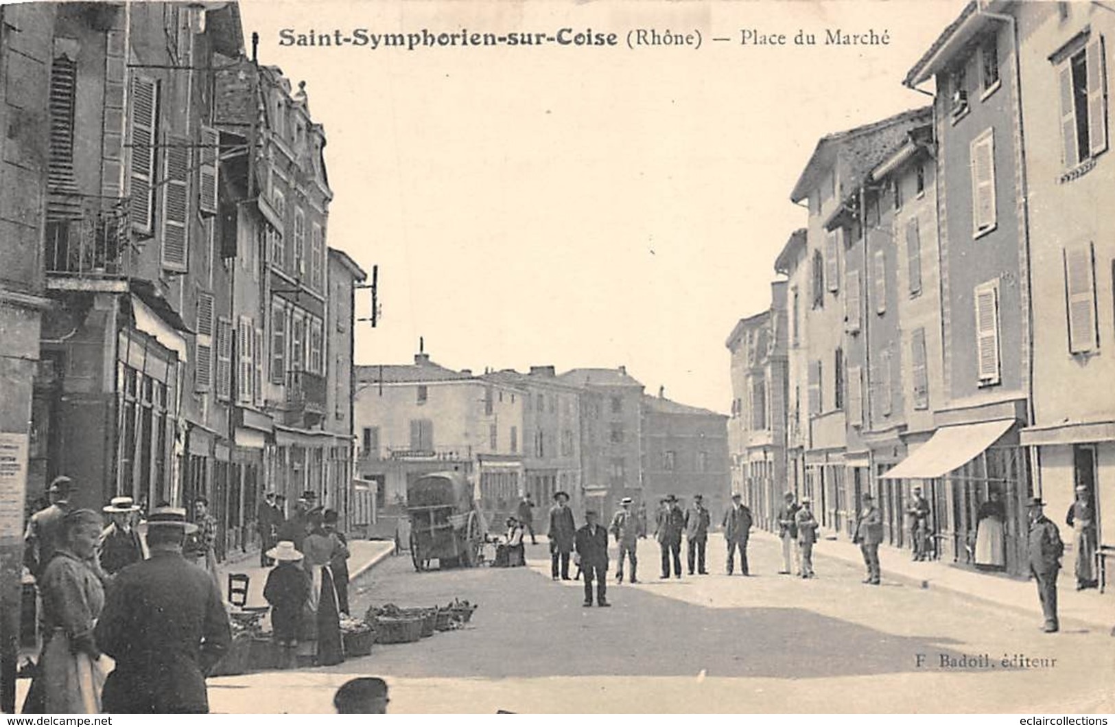 Saint Symphorien Sur Coise       69        Place Du Marché         (voir Scan) - Autres & Non Classés