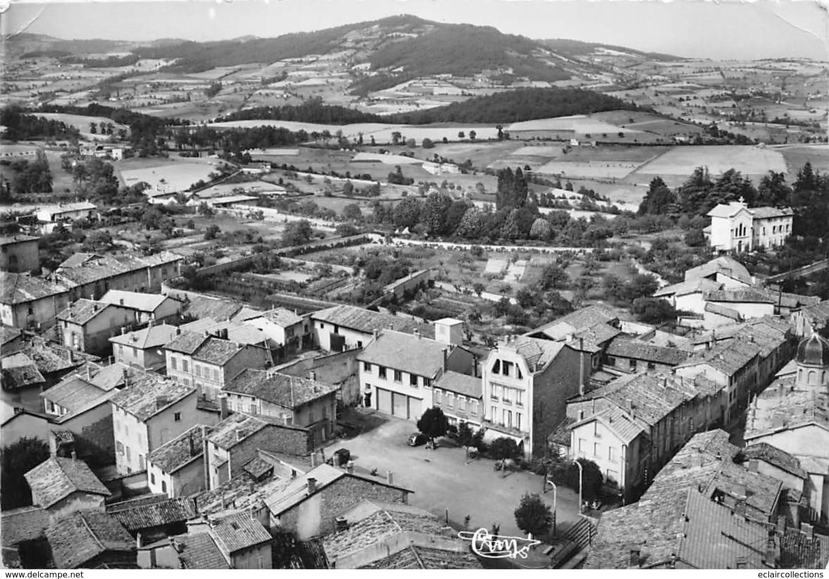 Saint Laurent De Chaumousset     69     Vue Générale Aérienne     2    (voir Scan) - Saint-Laurent-de-Chamousset