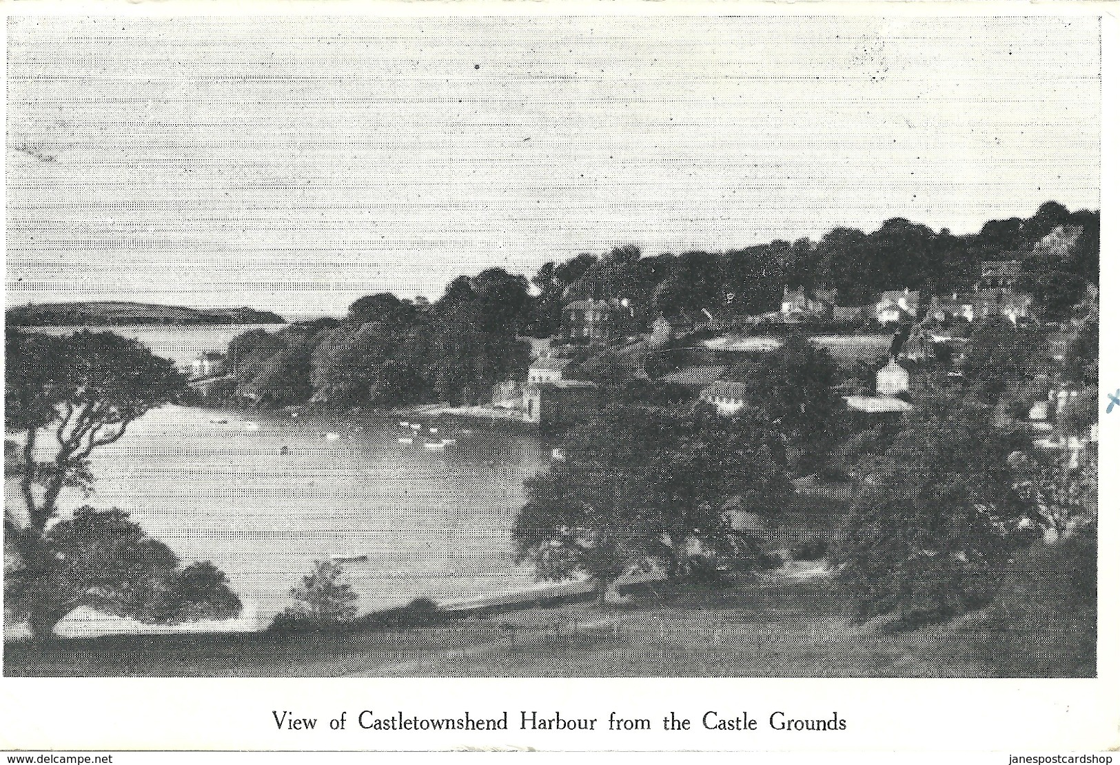 VIEW OF CASTLETOWNSHEND HARBOUR FROM THE CASTLE GROUNDS - COUNTY CORK - Cork