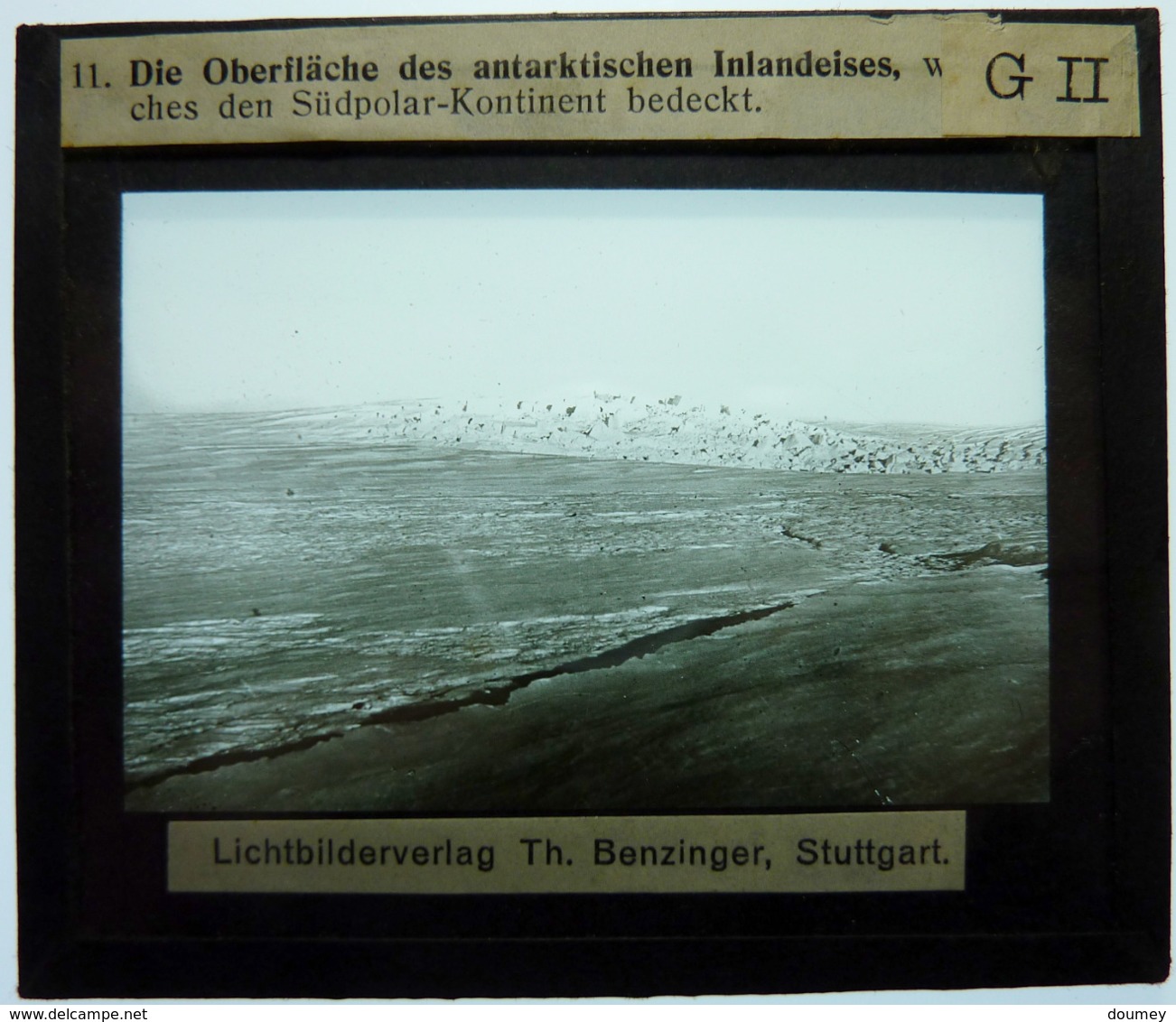 DIE OBERFLÄCHE DES ANTARKTISCHEN INLANDEISES - Plaques De Verre