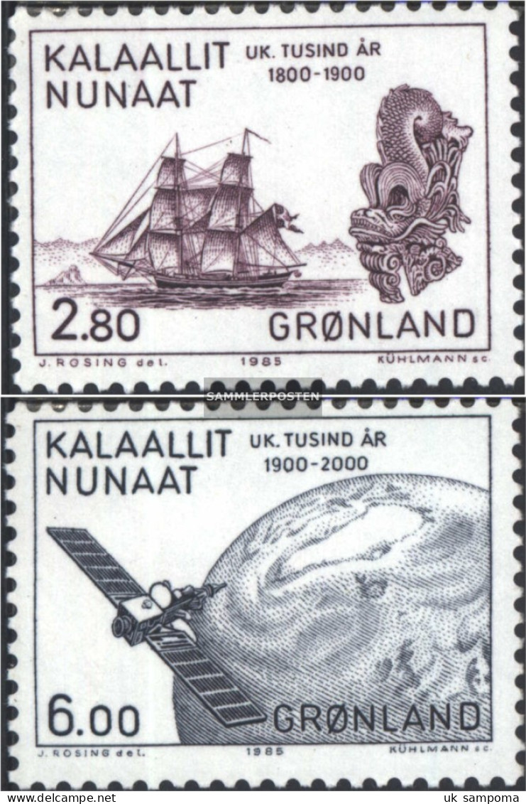 Denmark - Greenland 157-158 (complete Issue) Unmounted Mint / Never Hinged 1985 1000 Years Greenland-Colonization - Unused Stamps