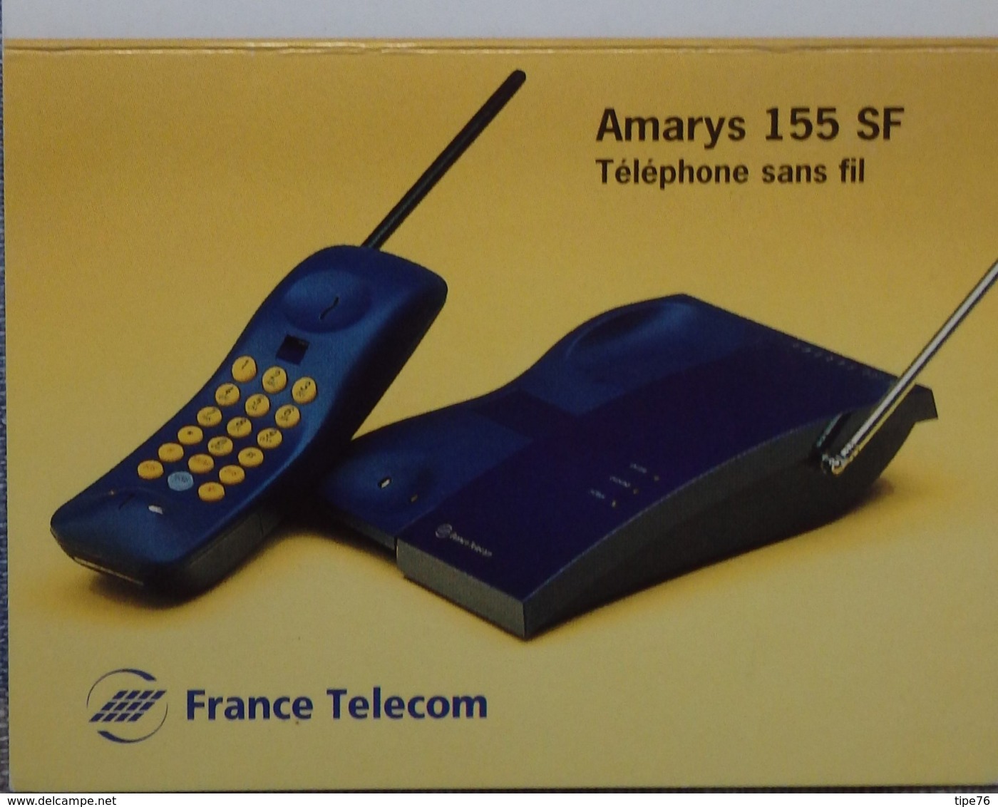 Petit Calendrier De Poche 1995 France Telecom Amarys 155 SF Téléphone Sans Fil  - Caen - Petit Format : 1991-00